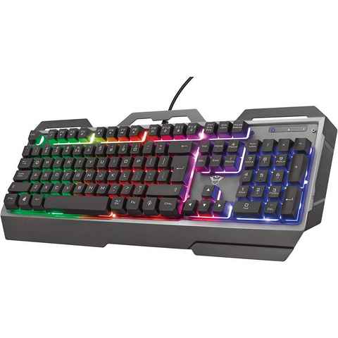 Trust GXT856 TORAC GAMING KEYBOARD DE Gaming-Tastatur (RGB, Anti-Ghosting)
