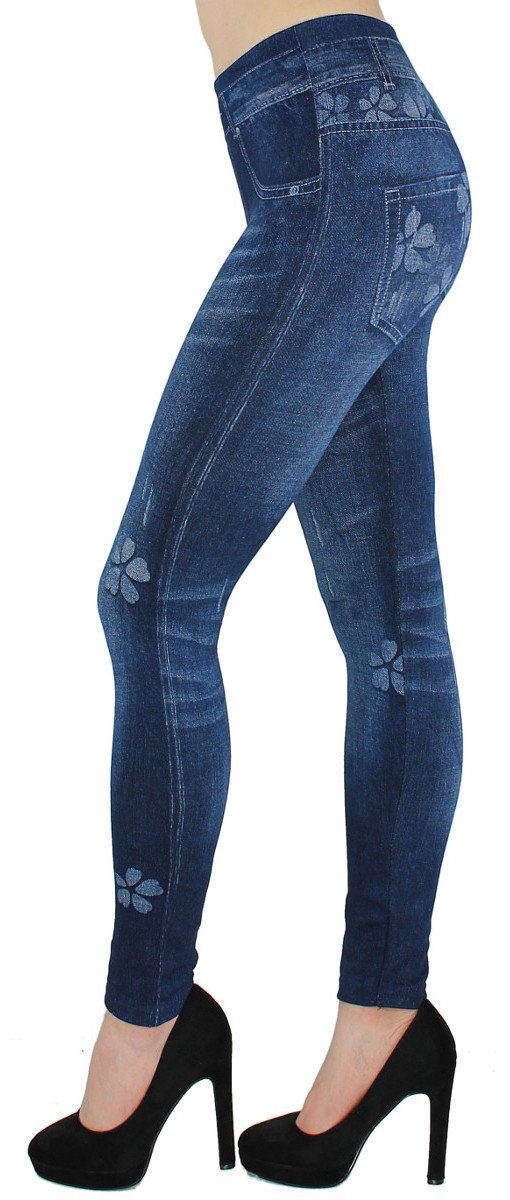 dy_mode Thermoleggings Thermo Leggings Damen Jeggings Gefüttert Thermoleggi günstig online kaufen
