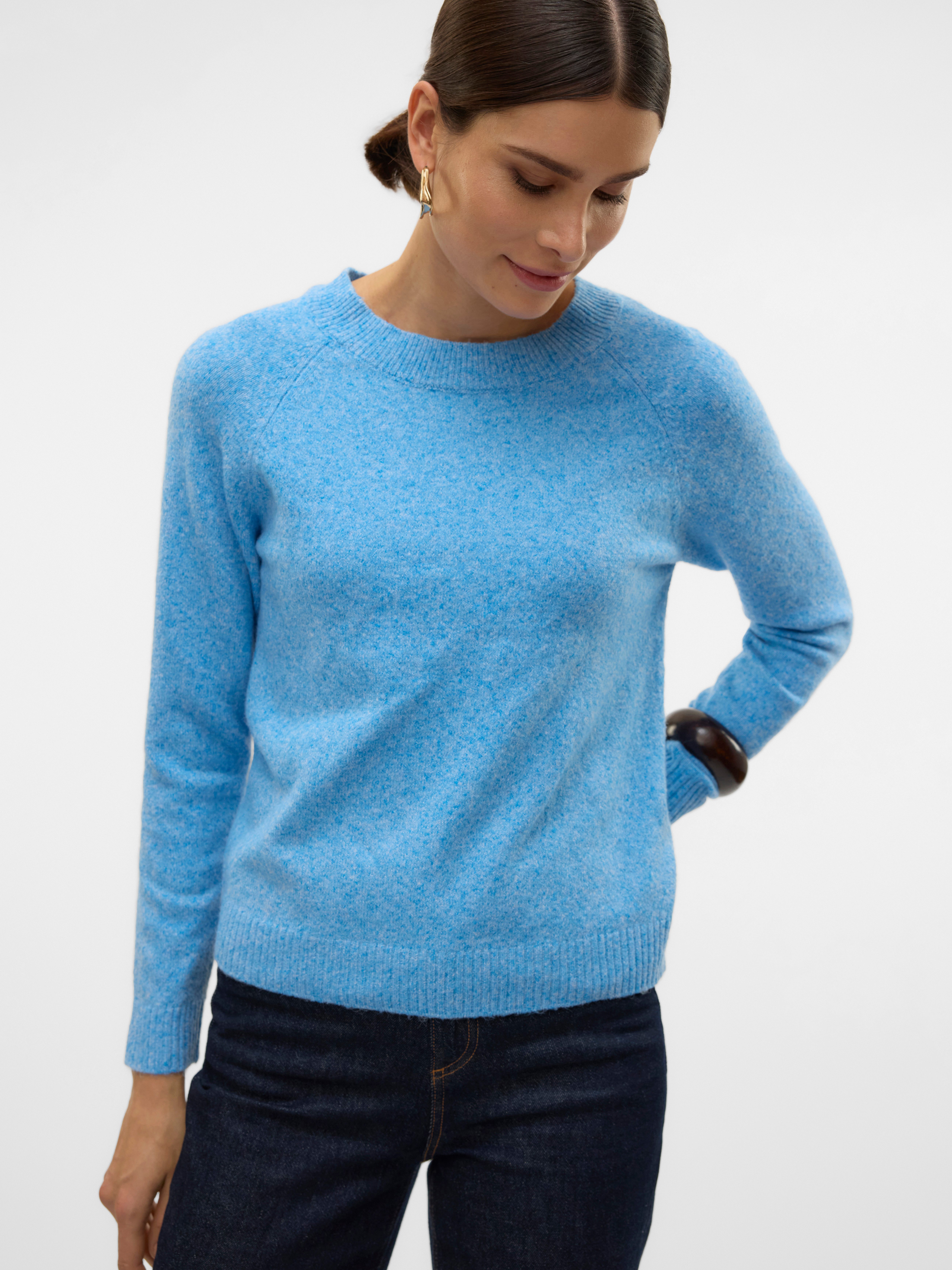 Vero Moda Rundhalspullover VMDOFFY LS O-NECK günstig online kaufen