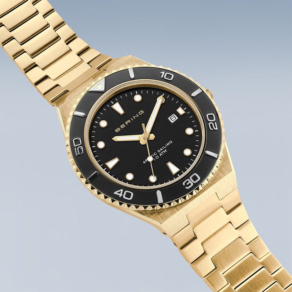Bering Quarzuhr Bering Classic gold poliert/gebürstet 18940-732 18940-732, Hochwertiges Produkt mit zeitlosem Design, sorgfältiger Verarbeitung
