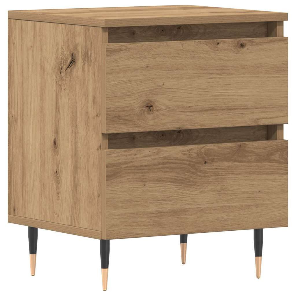 vidaXL Nachttisch Nachttisch Artisan-Eiche 40 x 35 x 50 cm Holzwerkstoff (1-St)
