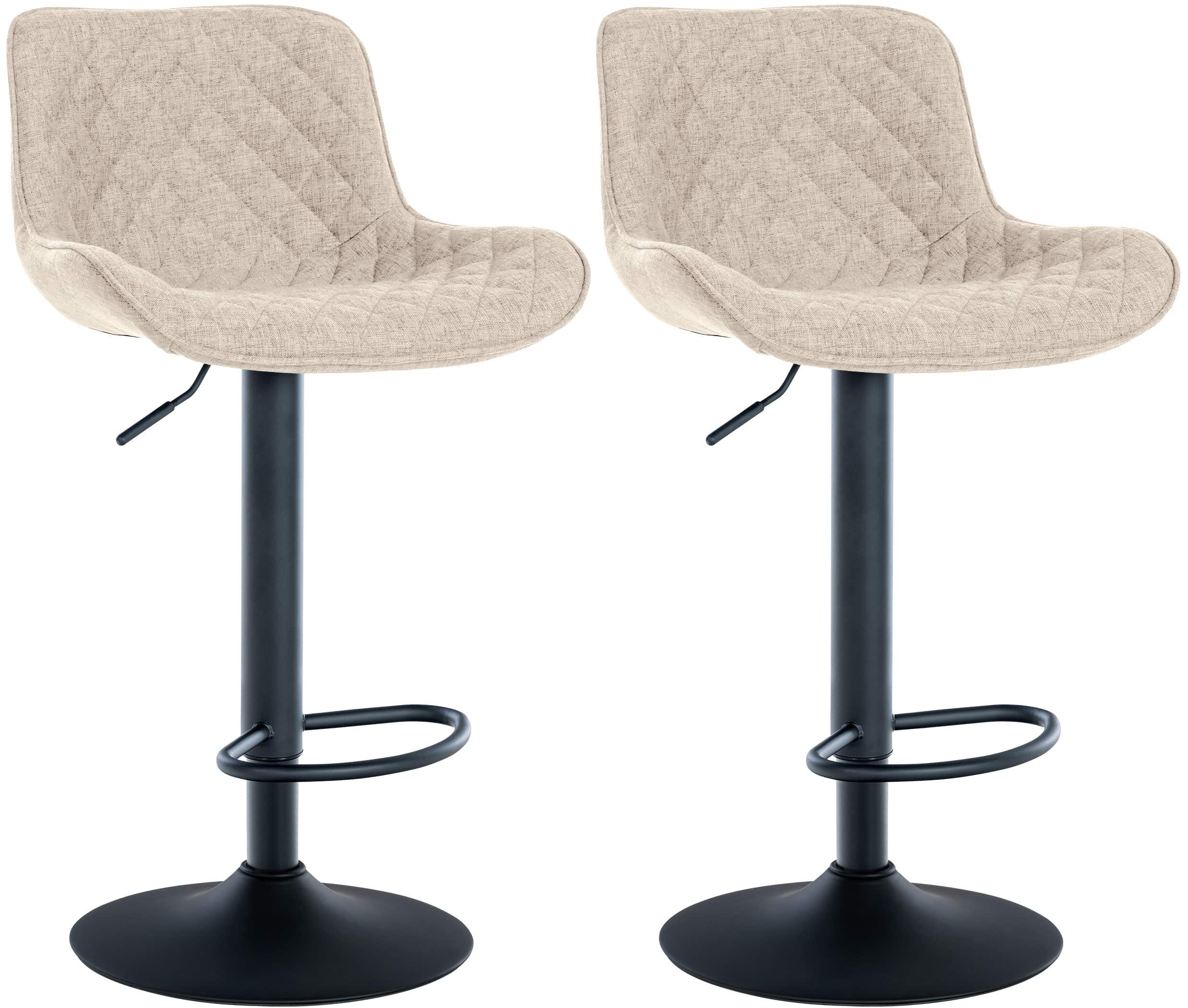 CLP Barhocker Minosa (Set, 2er), um 360° drehbar und höhenverstellbar