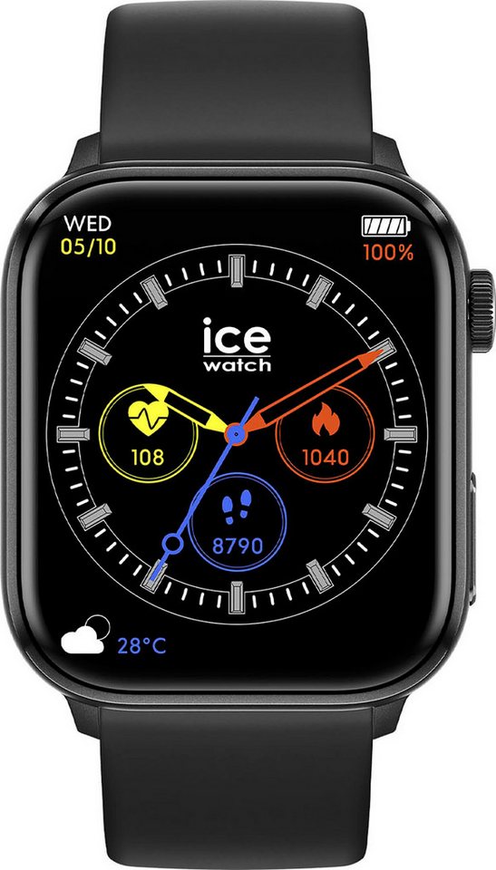 ice-watch ICE smart 2.0 Smartwatch, Armbanduhr, Damenuhr, Herrenuhr, Silikonarmband
