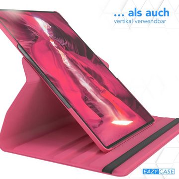 EAZY CASE Tablet-Hülle Rotation Case für Galaxy Tab S9 Ultra Rotationcase 14,6 Zoll, Klapphülle zum Aufstellen Rundum Hülle Book Tablet Slim Klappcase Pink
