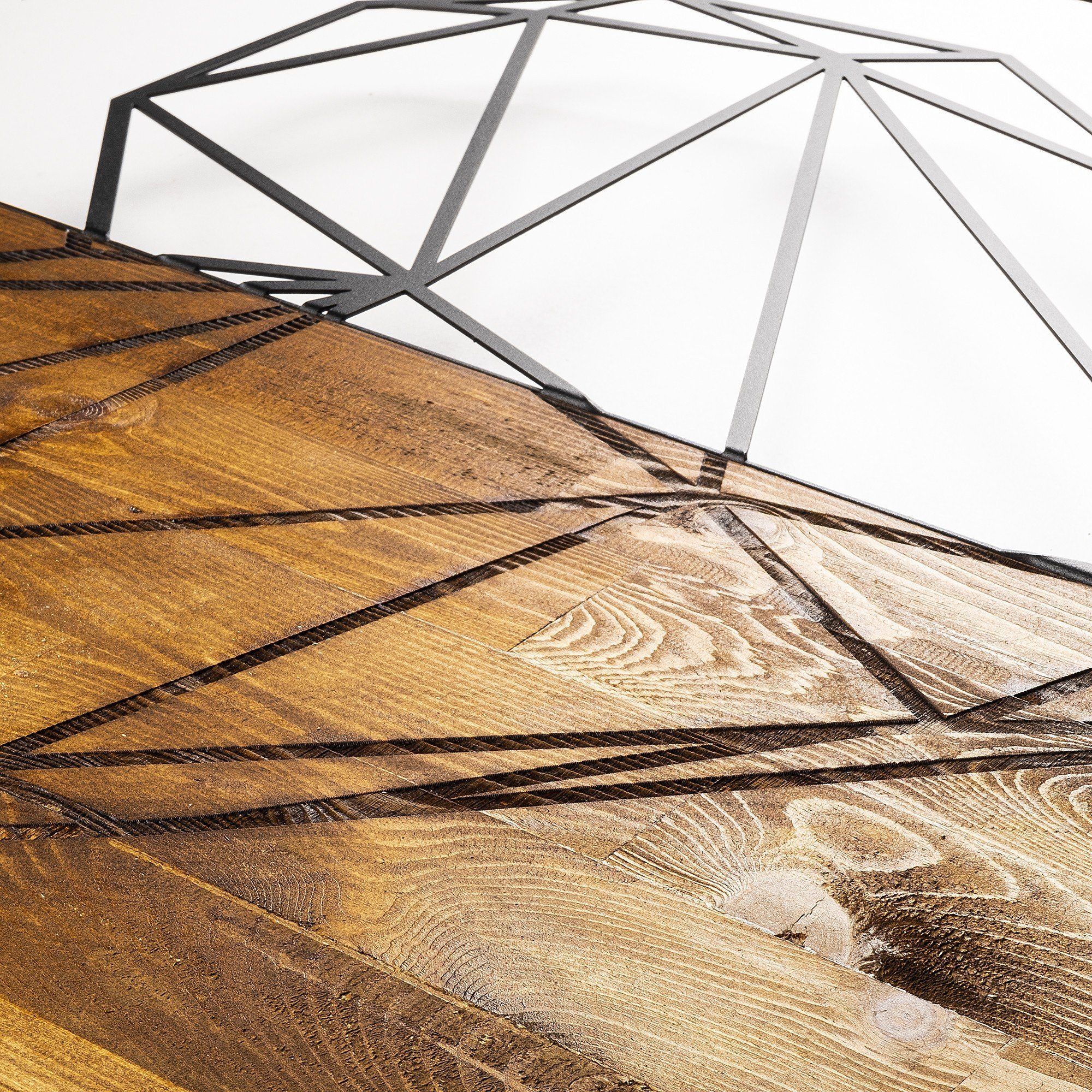Wallity Wanddekoobjekt 50% WOOD (Thickness: 3 cm) / 50% METAL, 58 x 58 cm L1338
