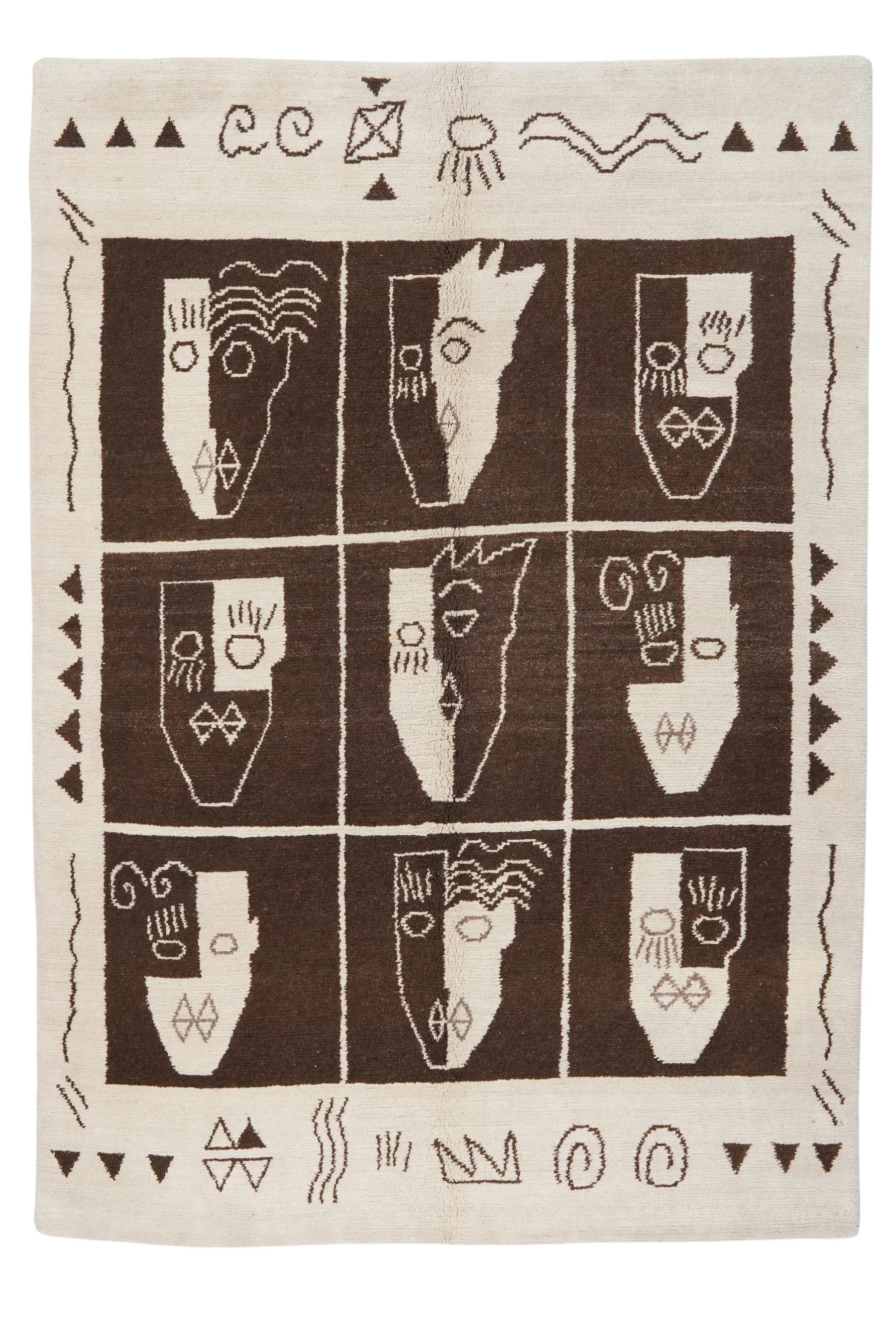 Rugtales Hochflor-Teppich Nepal 200x142cm, Rechteck