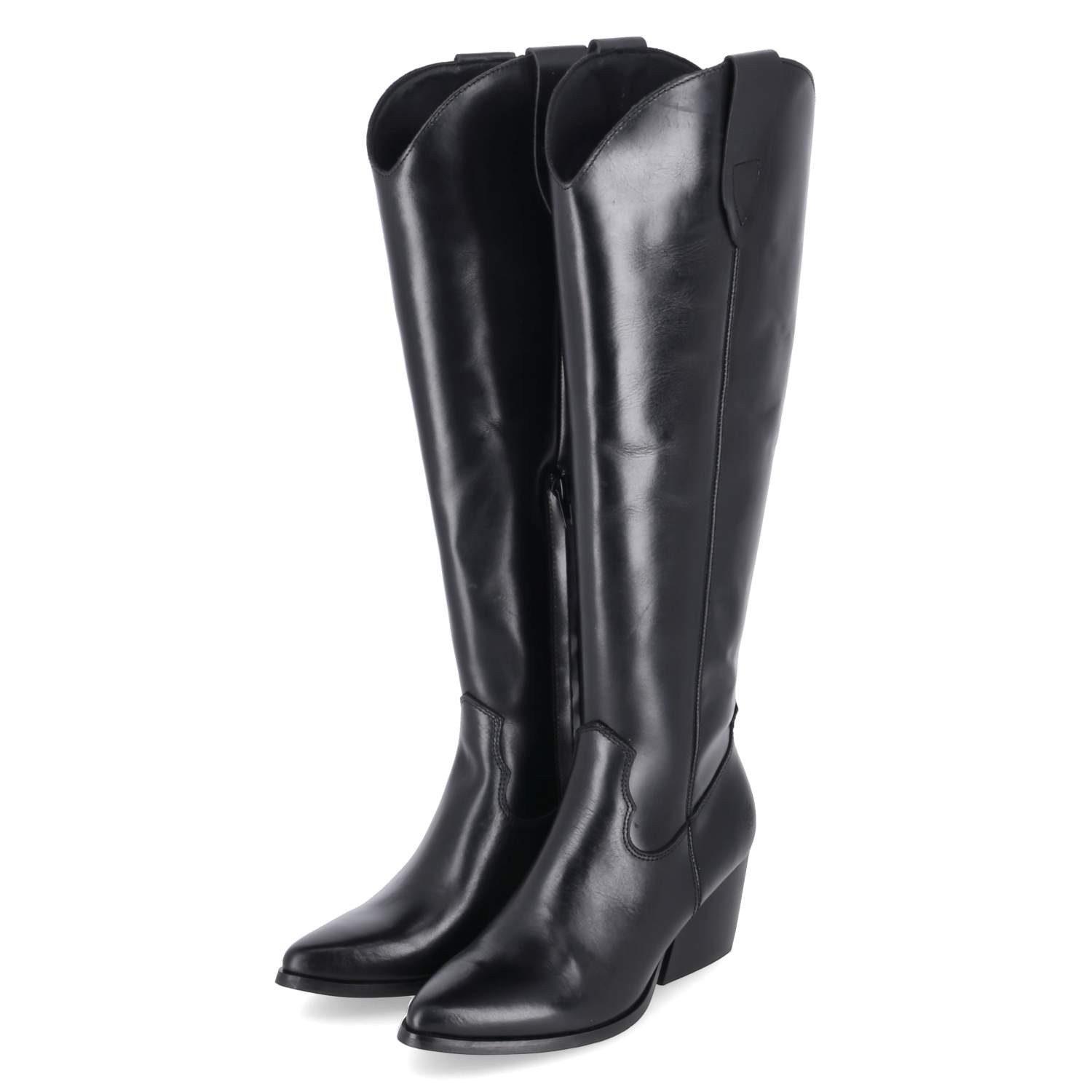 Apple of Eden Apple of Eden Cowboystiefel PERCIA 1 BLACK Damen Glattleder black Westernstiefel