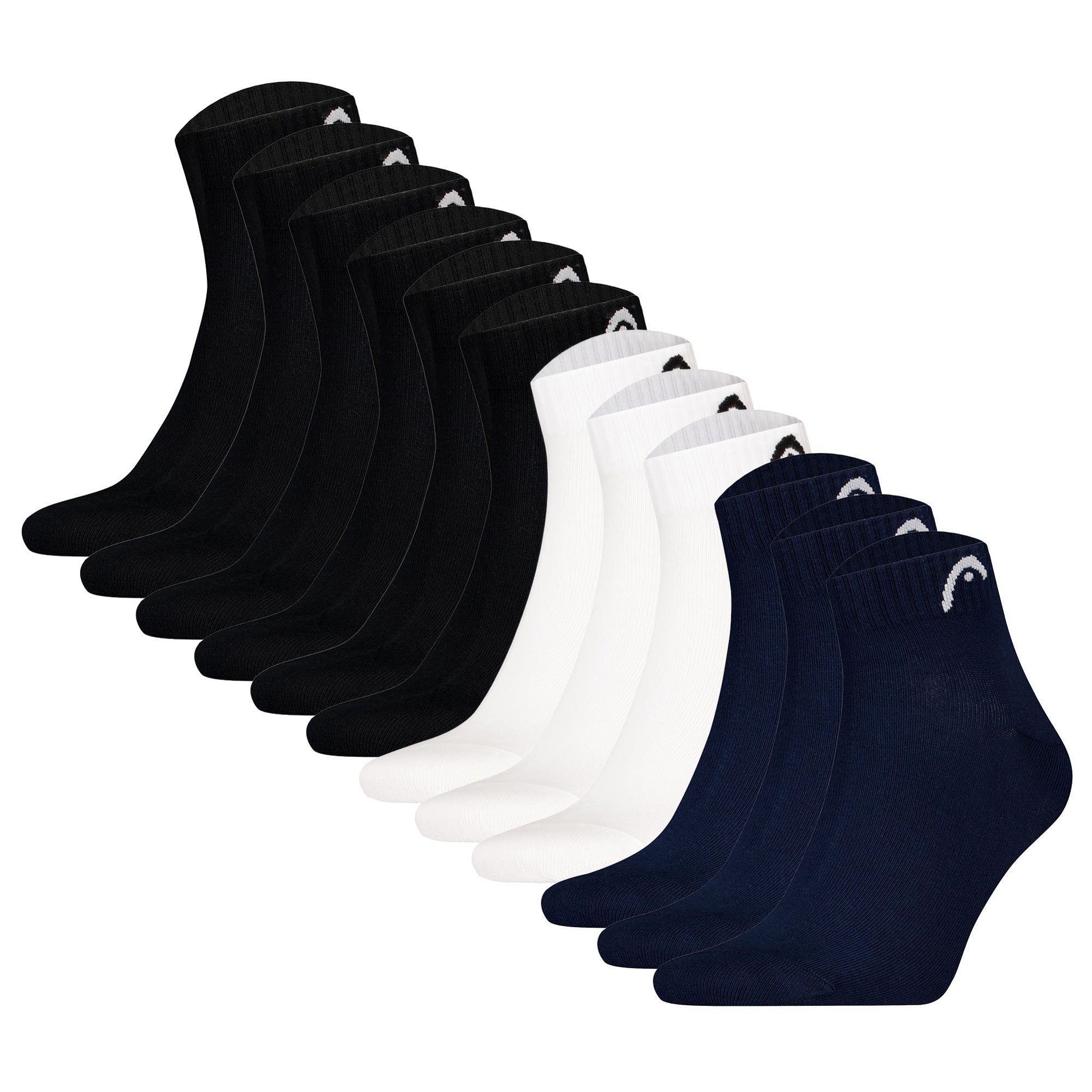 Head Sneakersocken Unisex Socken 12er Pack Baumwollmischung (Packung, 12er Pack)