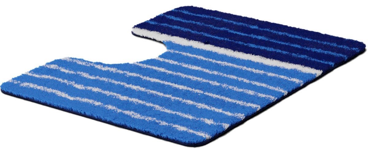 Batex WC-Vorleger Tandea, Höhe 27 mm, rutschhemmend beschichtet, fußbodenheizungsgeeignet, Polyacryl, WC-Vorleger