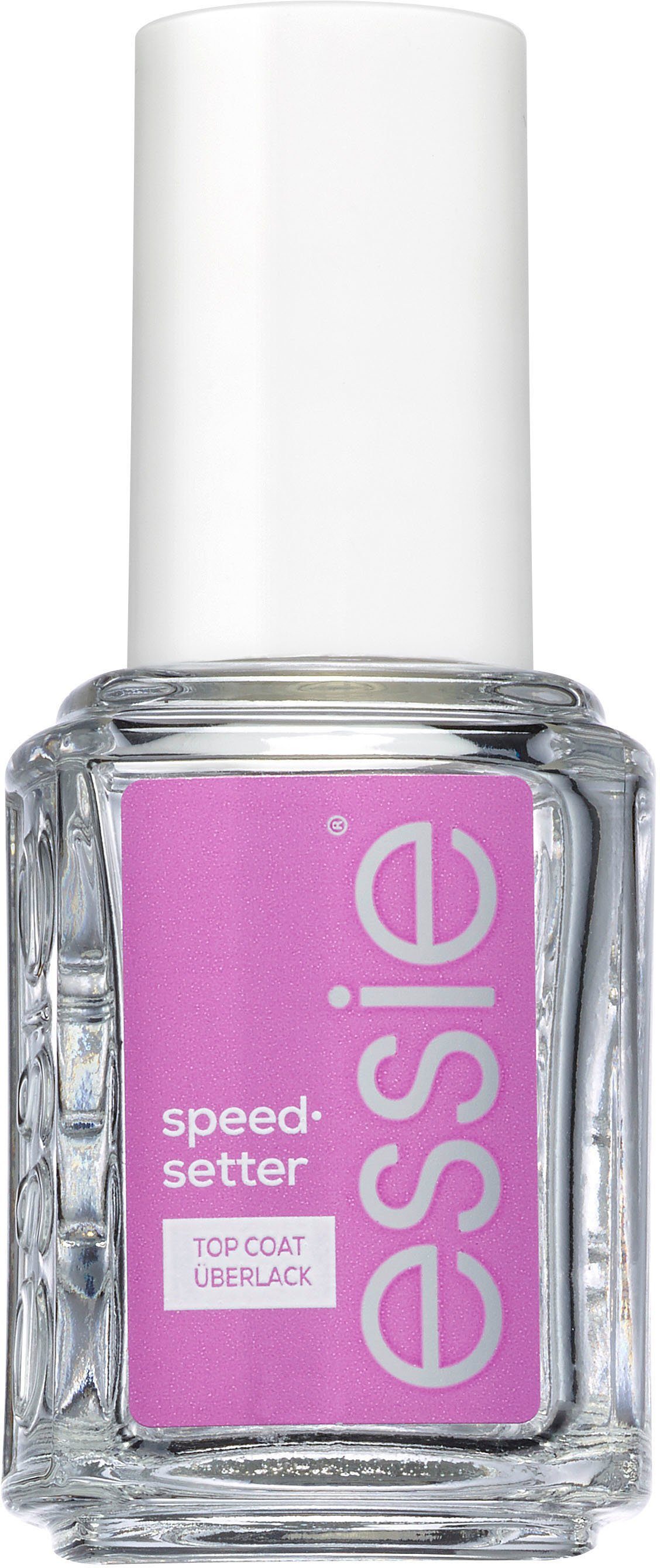 „3 Jahre Garantie“ essie Überlack speed setter