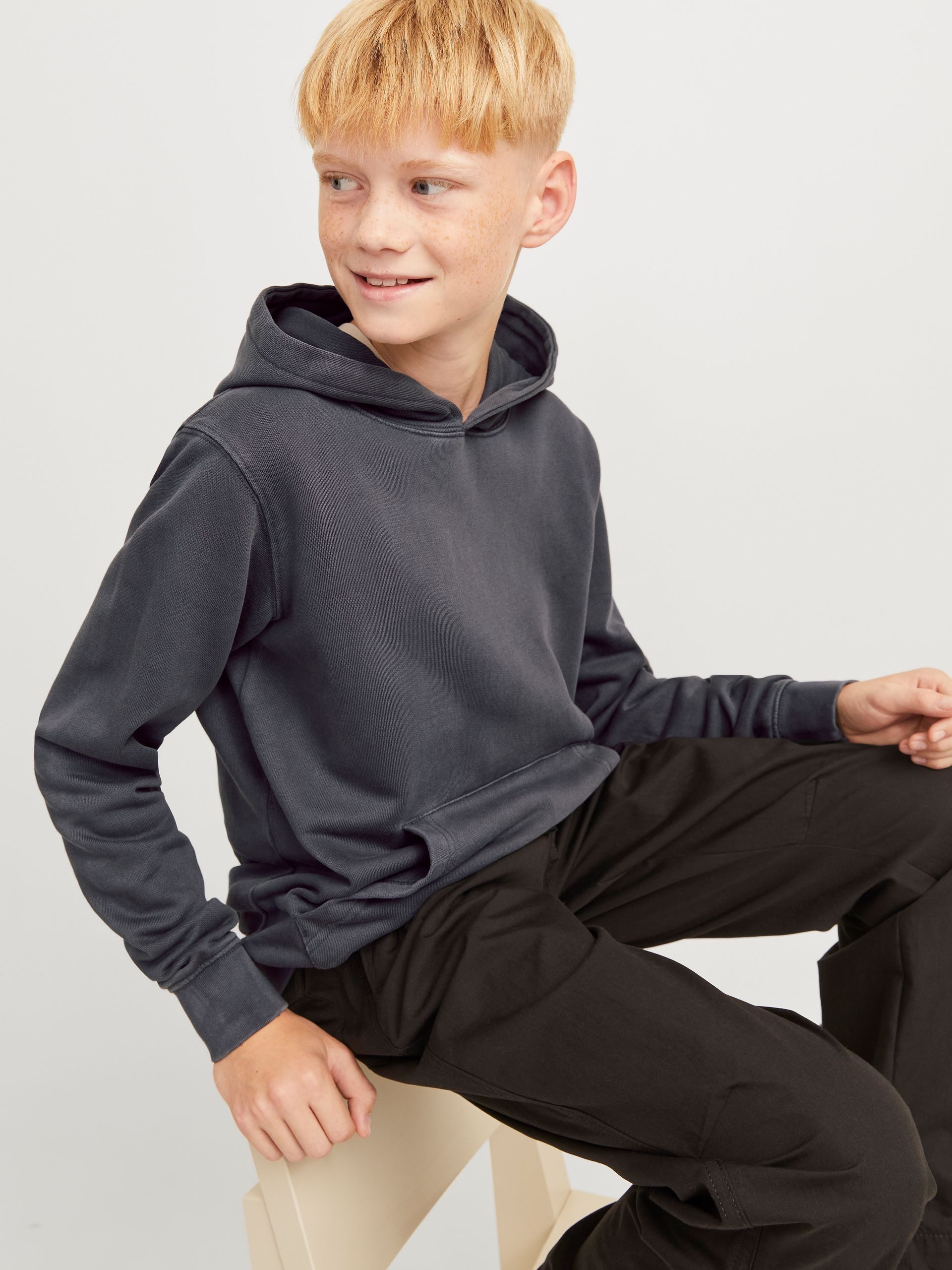 Jack & Jones Junior Sweatshirt JJECHARGE FADED SWEAT HOOD SN JNR