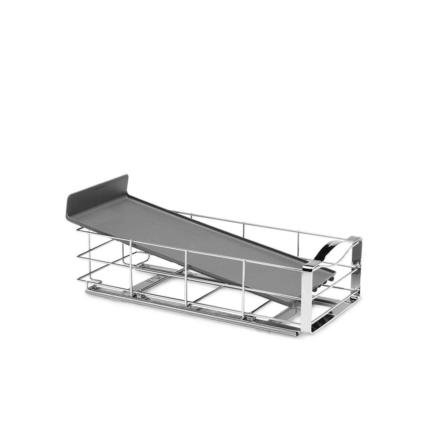 simplehuman Küchenorganizer-Set Ausziehbarer Schrank-Organisator 22,8 cm
