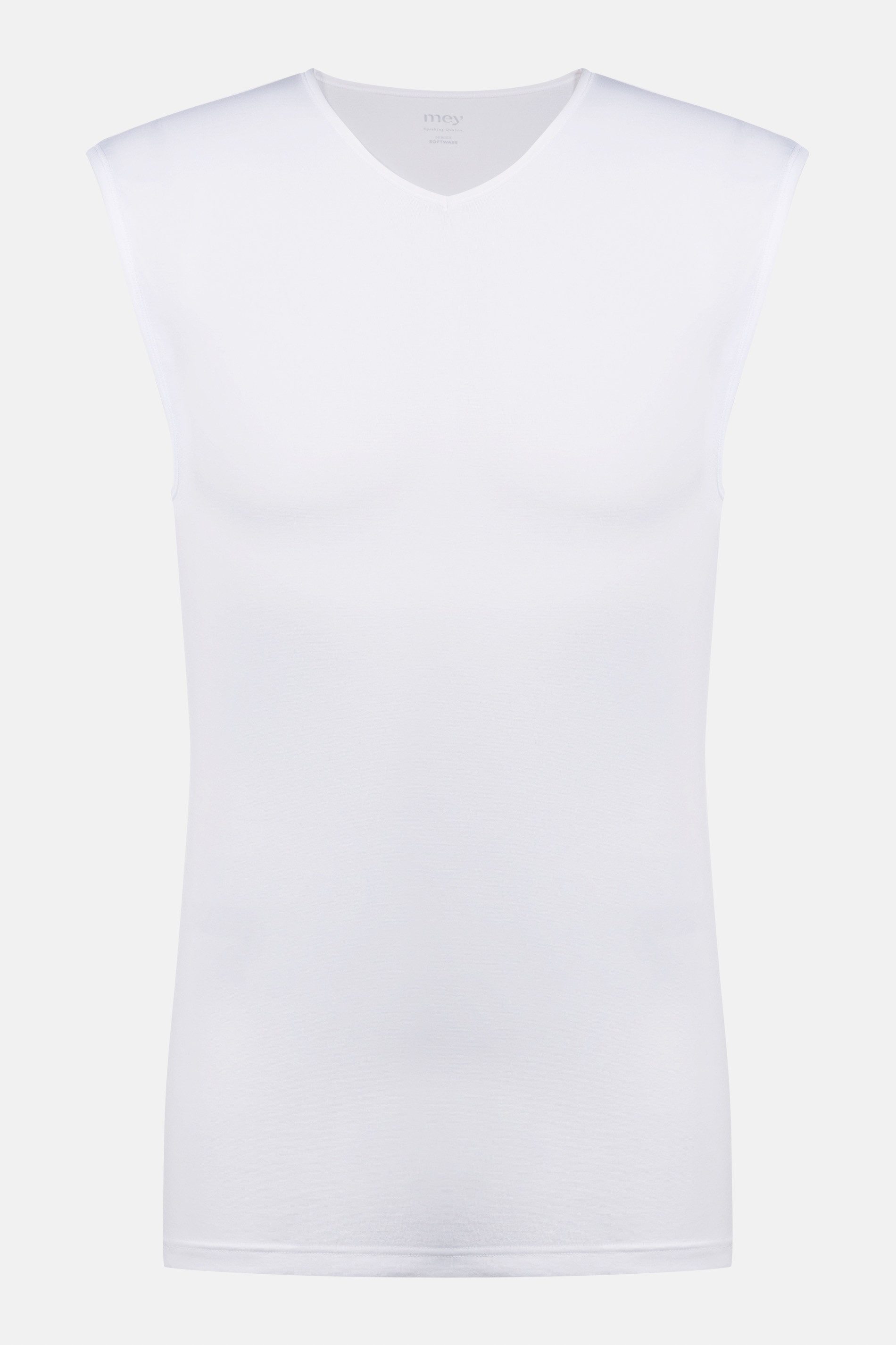 Mey Unterziehshirt Mey Herren Muskel-Shirt Serie Software Uni (1-St) Modal-Mix, V-Neck, breite Träger, Feinripp, ohne Seitennähte