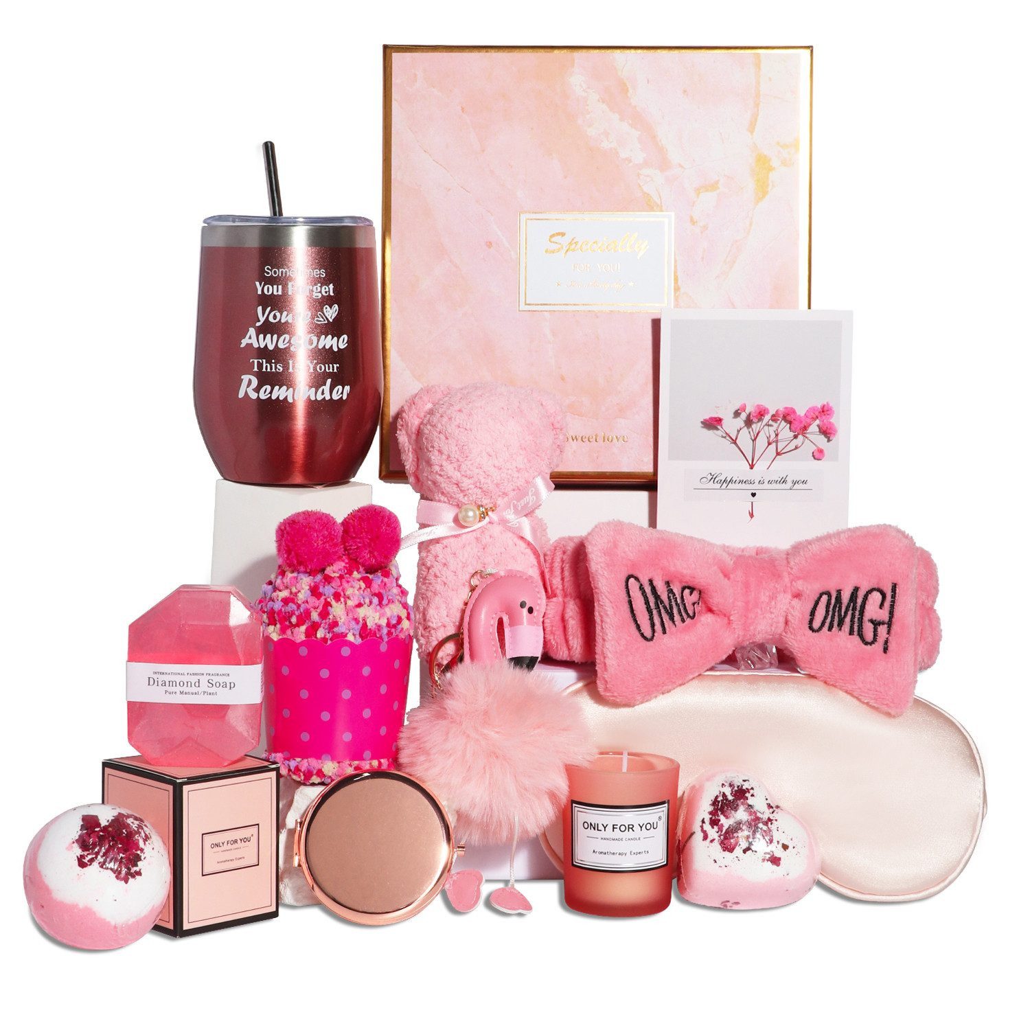 Luckice Pflege-Geschenkbox Weihnachtsgeschenk Pflege-Geschenkset Körperpflege Set Frauen Damen Pflegeset Körperpflege-Set für Frauen Selbstpflegegeschenke für Frauen, Mütter, Schwestern, Ehefrauen, beste Freunde, Lehrer, Krankenschwestern, Kollegen, entsp