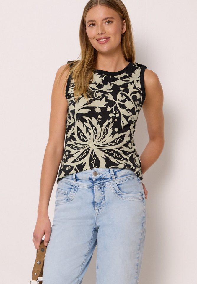 STREET ONE STUDIO Tanktop mit Knopf Details