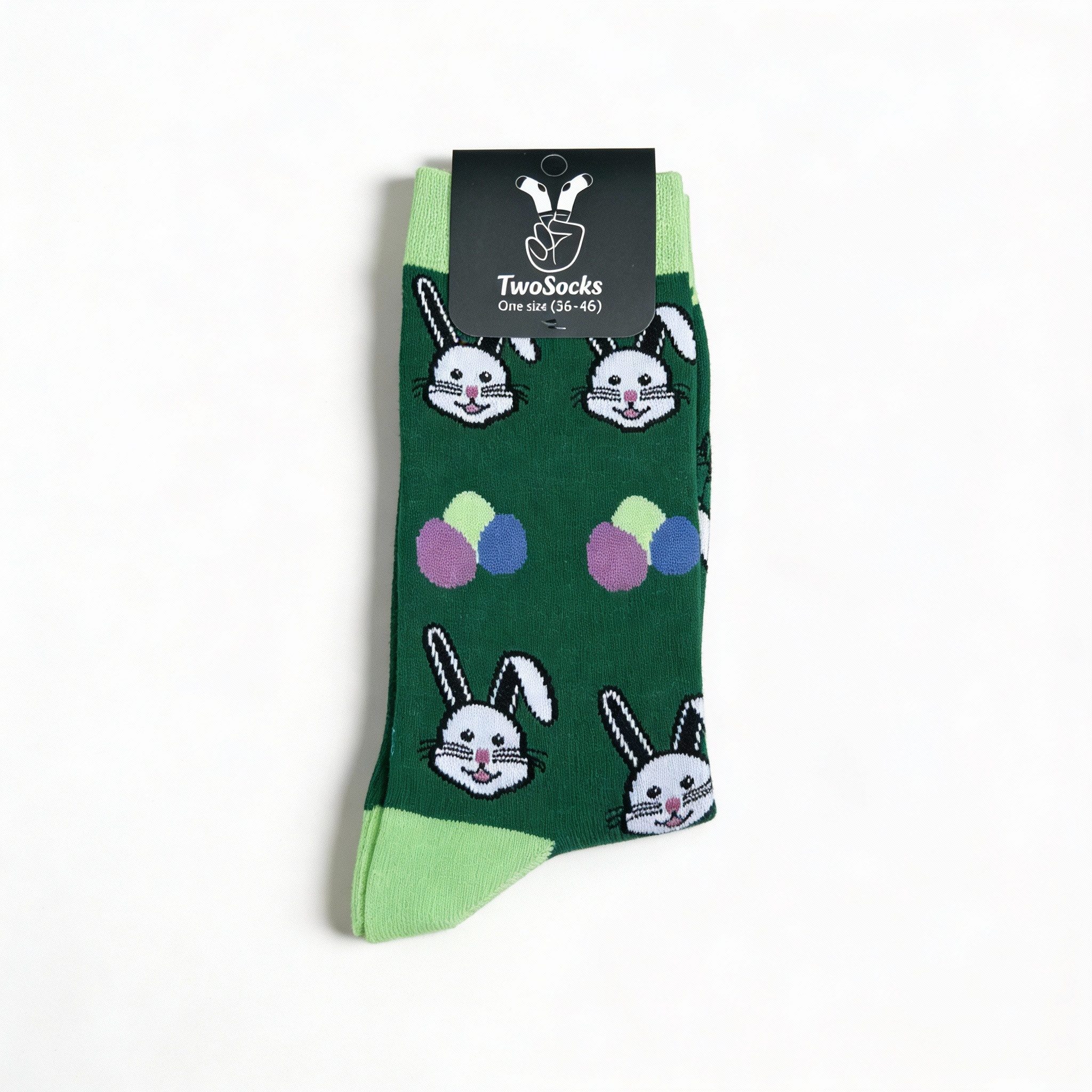TwoSocks Freizeitsocken Osterhase Socken lustige Oster Socken Herren & Damen, Einheitsgröße