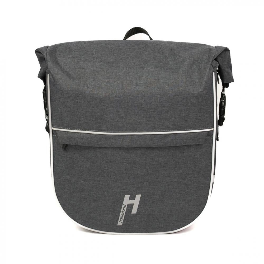 Haberland Fahrradtasche Haberland Frontträger-Tasche eMotion anthrazit/reflex - stabile Frontt