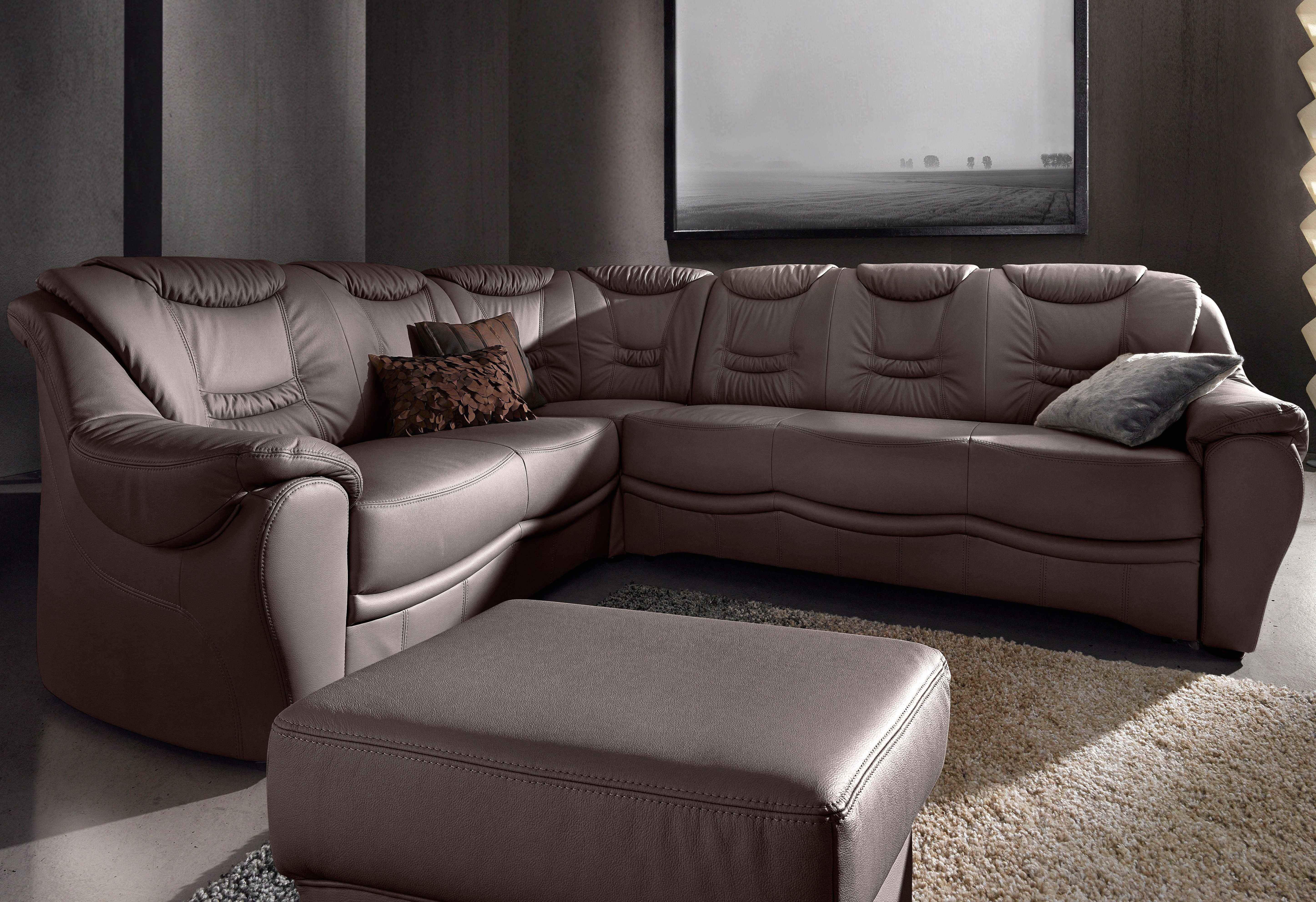 sit&more Ecksofa "Benson L-Form" wahlweise mit Bettfunktion günstig online kaufen