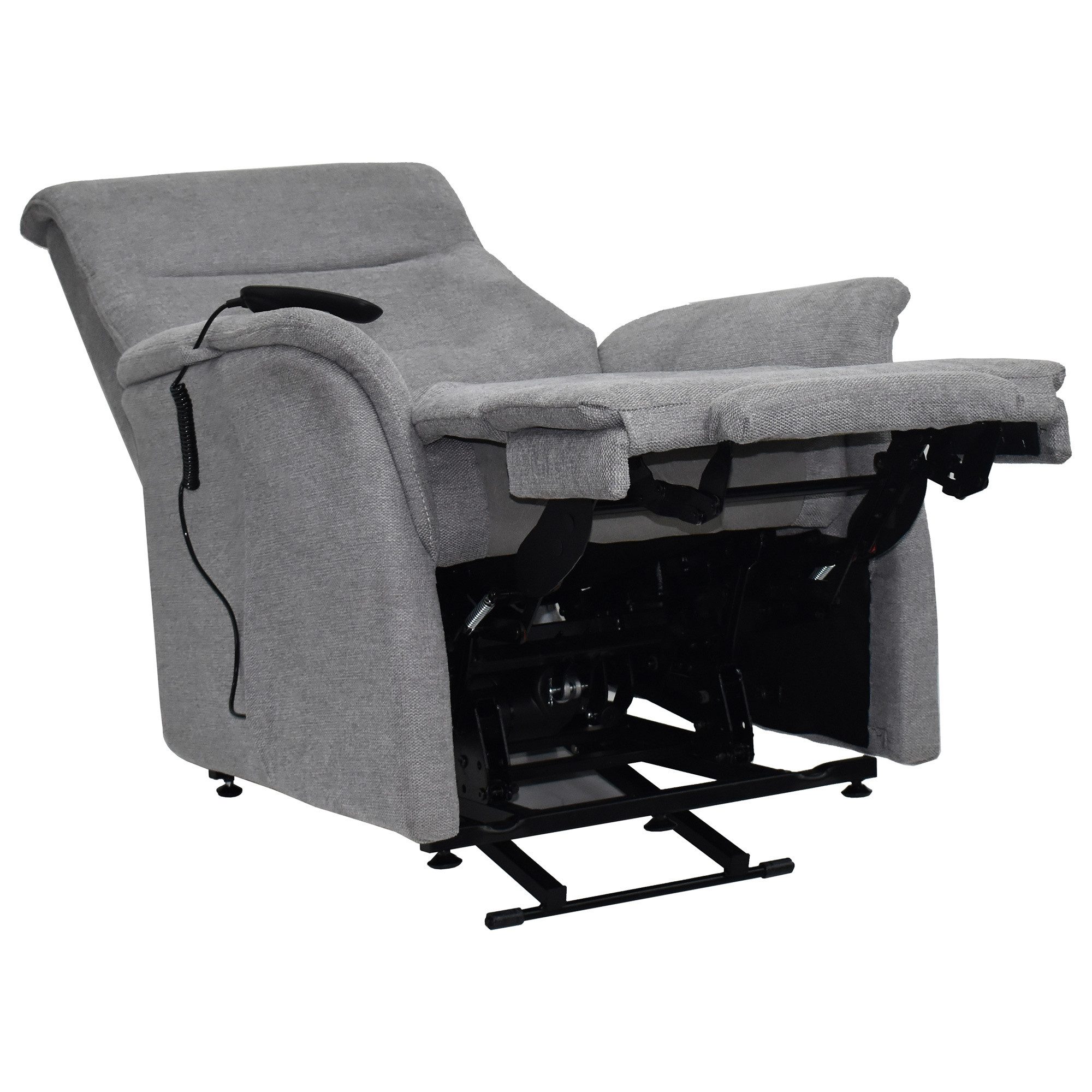 Raburg TV-Sessel XXL-Fernsehsessel mit Aufstehhilfe & Liegefunktion, 200 kg, Marcio, elektrisch mit Fernbedienung, 2× Motoren, Taschenfederkern