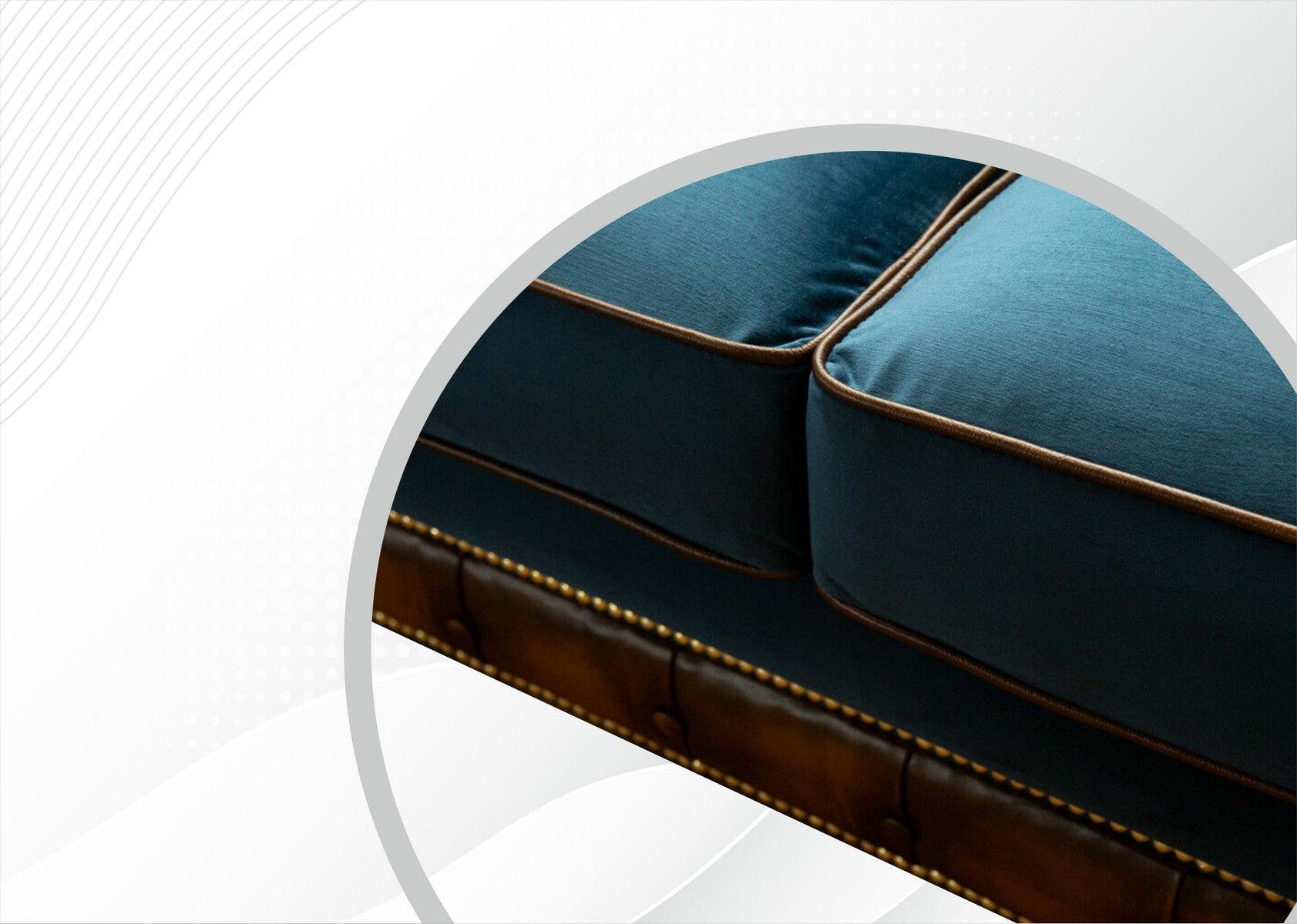 JVmoebel Chesterfield-Sofa, Chesterfield 3 Sofa Design cm Sofa 225 Sitzer Couch