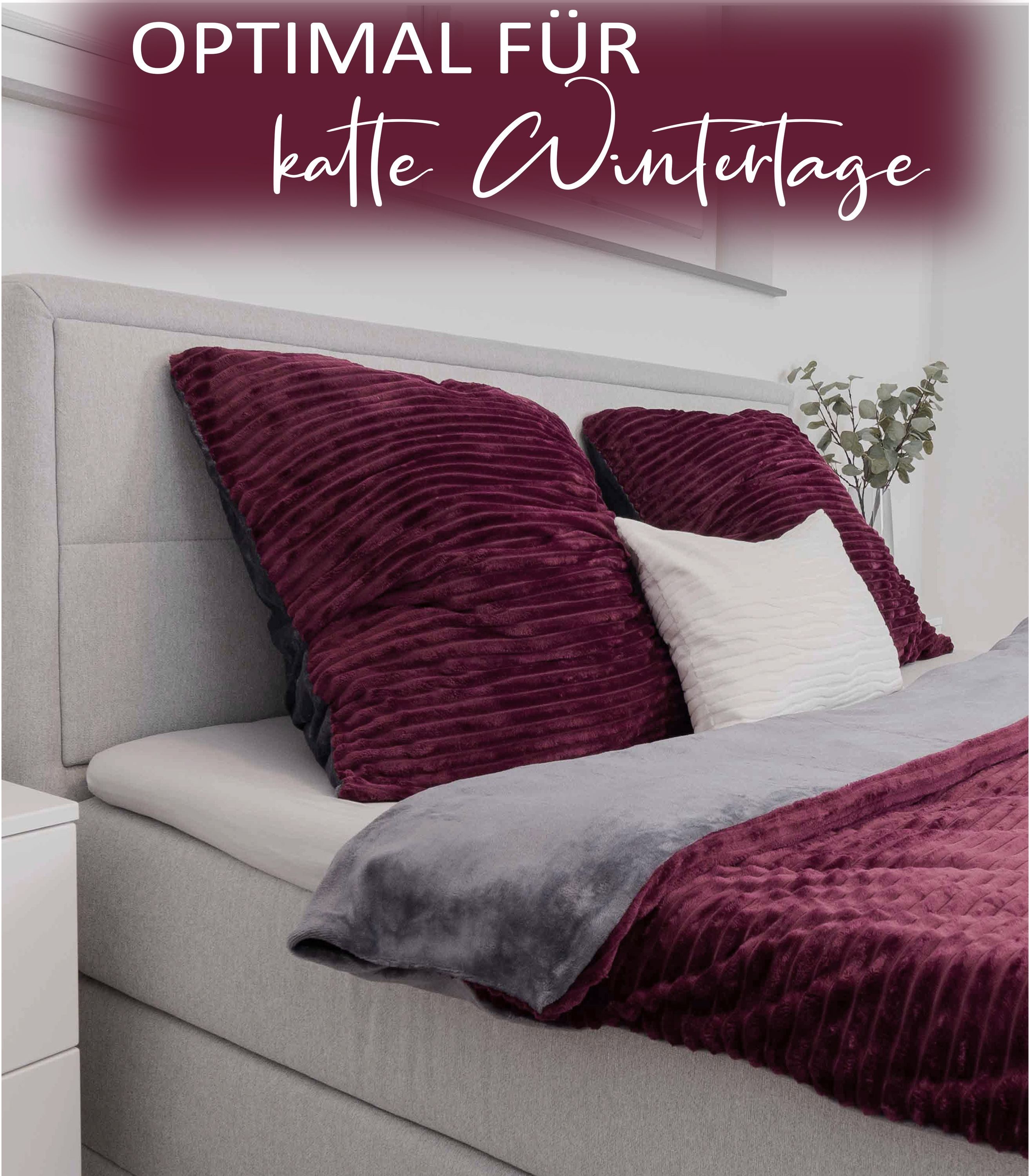 Leonado Vicenti Bettwäsche Teddyplüsch Cord Optik, Fleece, 3 teilig, extra günstig online kaufen