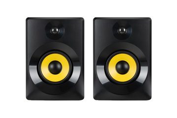 McGrey MM-550BT Multimedia Studio Monitor Paar Lautsprecher (Bluetooth 5.1, 50 W, 2.0 Regallautsprecher mit Tonregler für Höhen und Tiefen)