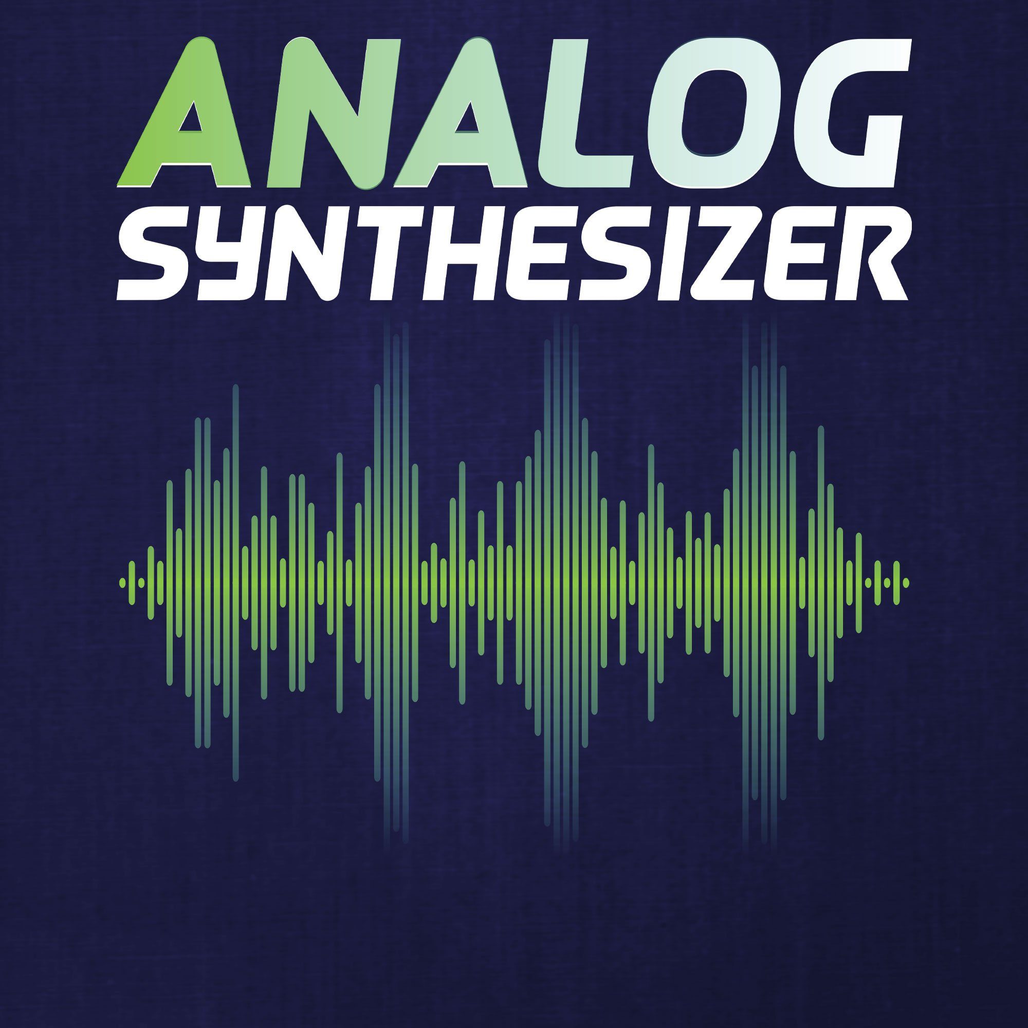 Quattro Formatee Analog Kurzarmshirt T-Shirt Navy Elektronische Synthesizer Musiker Herren Blau (1-tlg) 