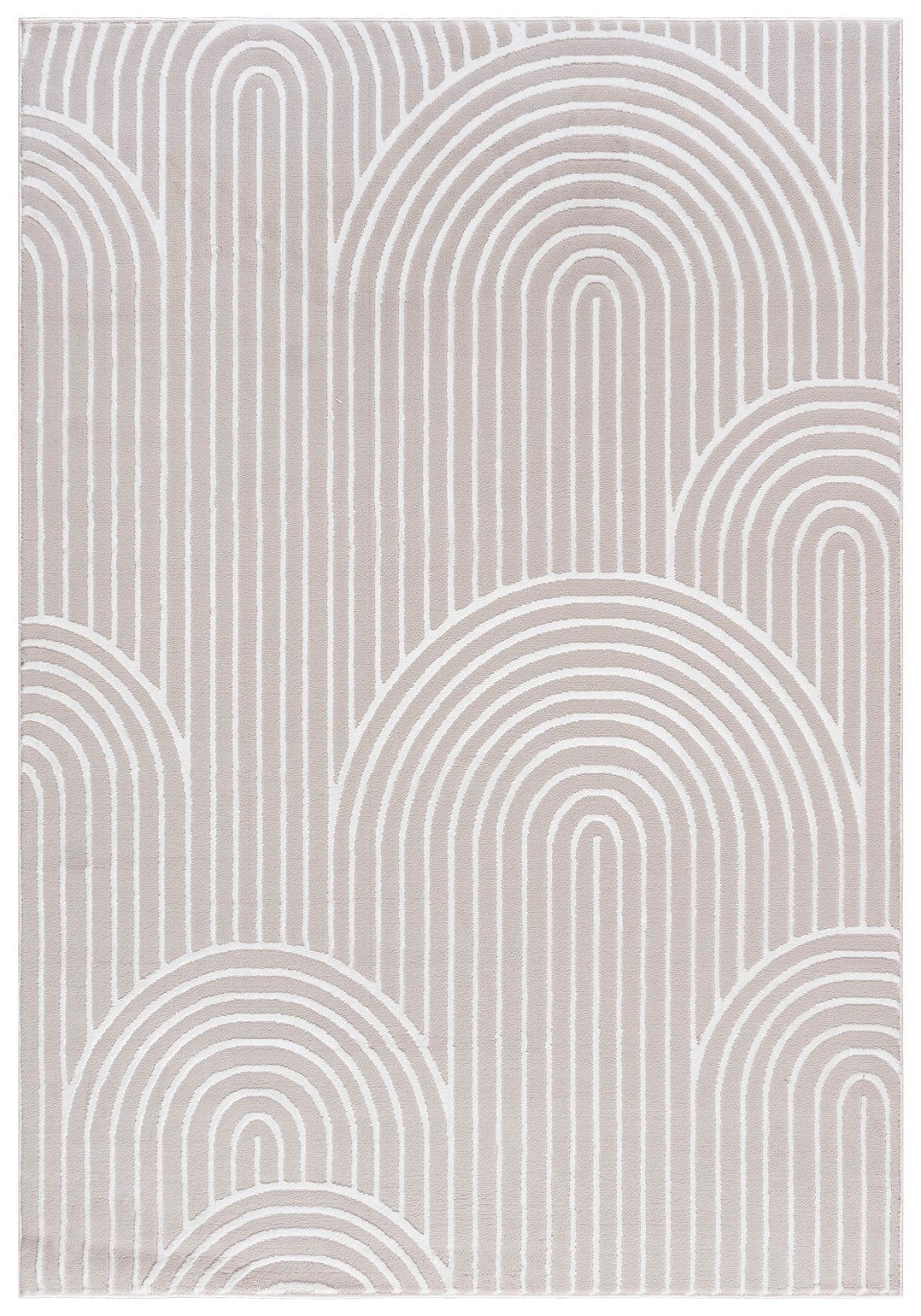 Mazovia Designteppich Modern Geometrisch Teppich Minimalistisch Weich Teppich für Wohnzimmer, 80 x 150 cm, Fußbodenheizung