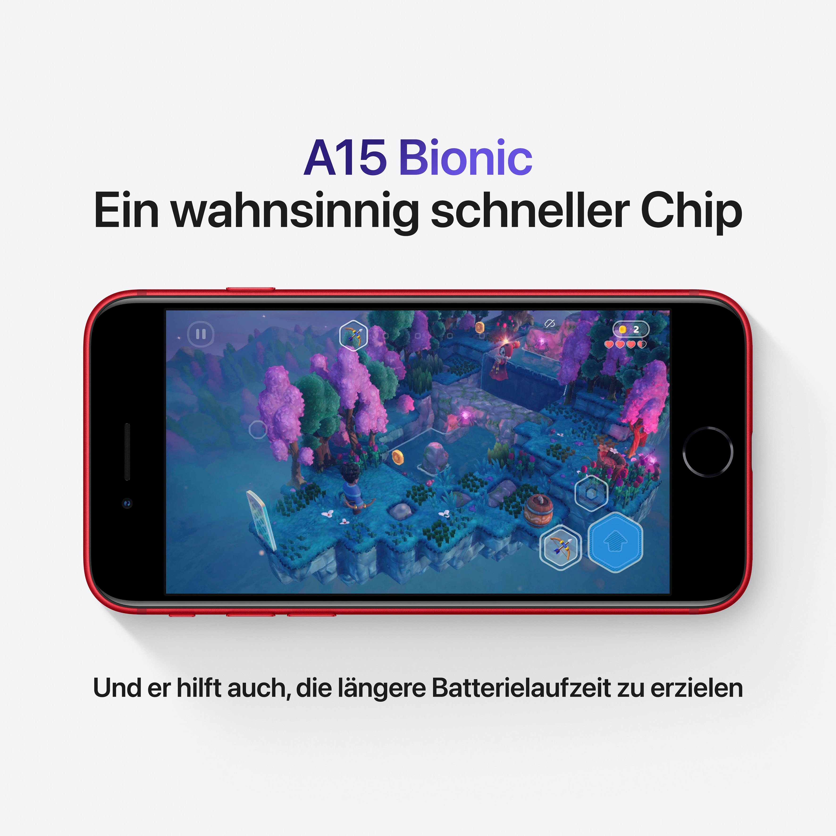 Zoll, 12 SE (PRODUCT)RED MP Apple (11,94 128 Speicherplatz, GB cm/4,7 Kamera) (2022) Smartphone iPhone