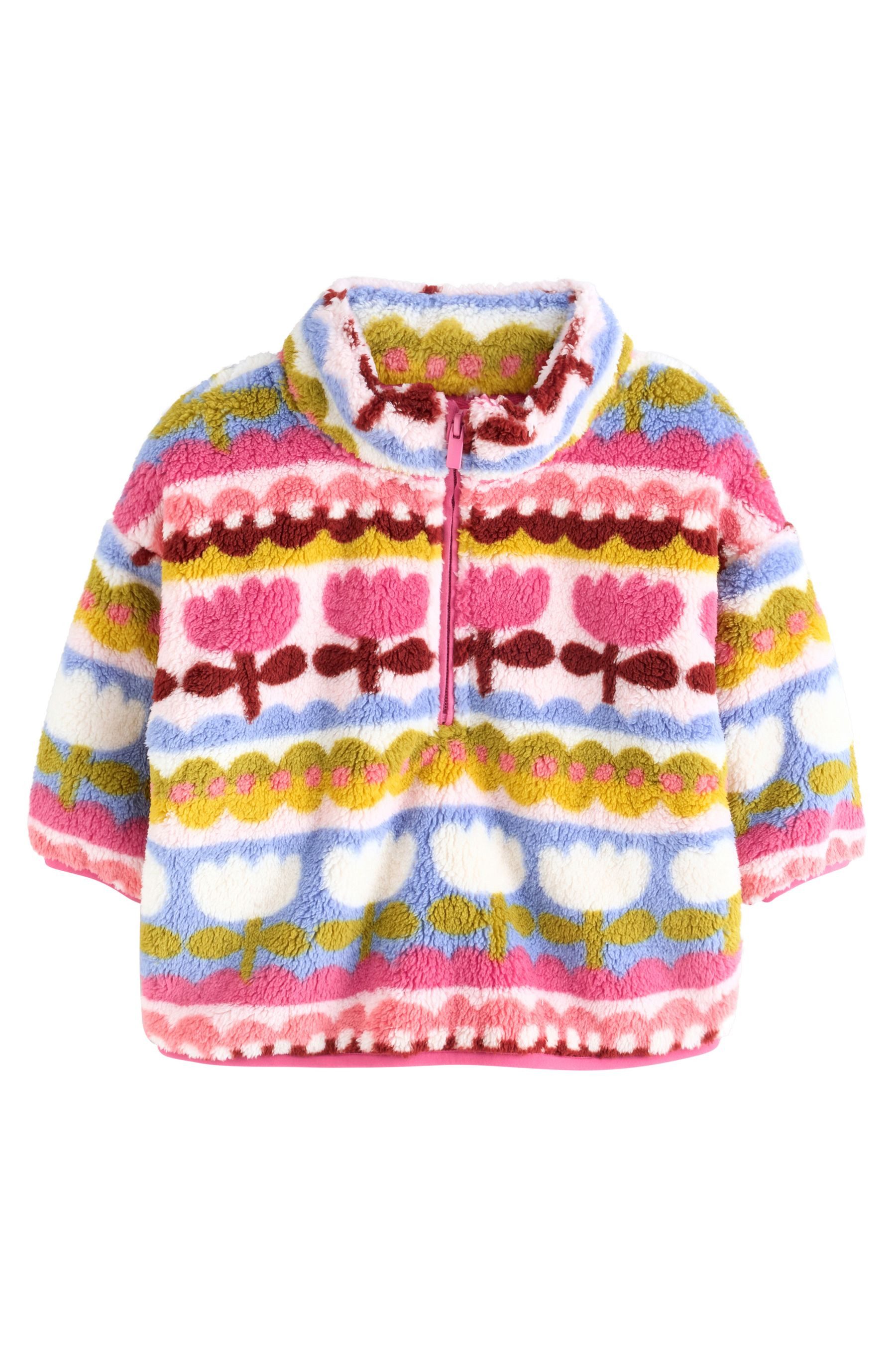 Next Fleecejacke Fleece mit durchgehendem Reißverschluss (1-St)