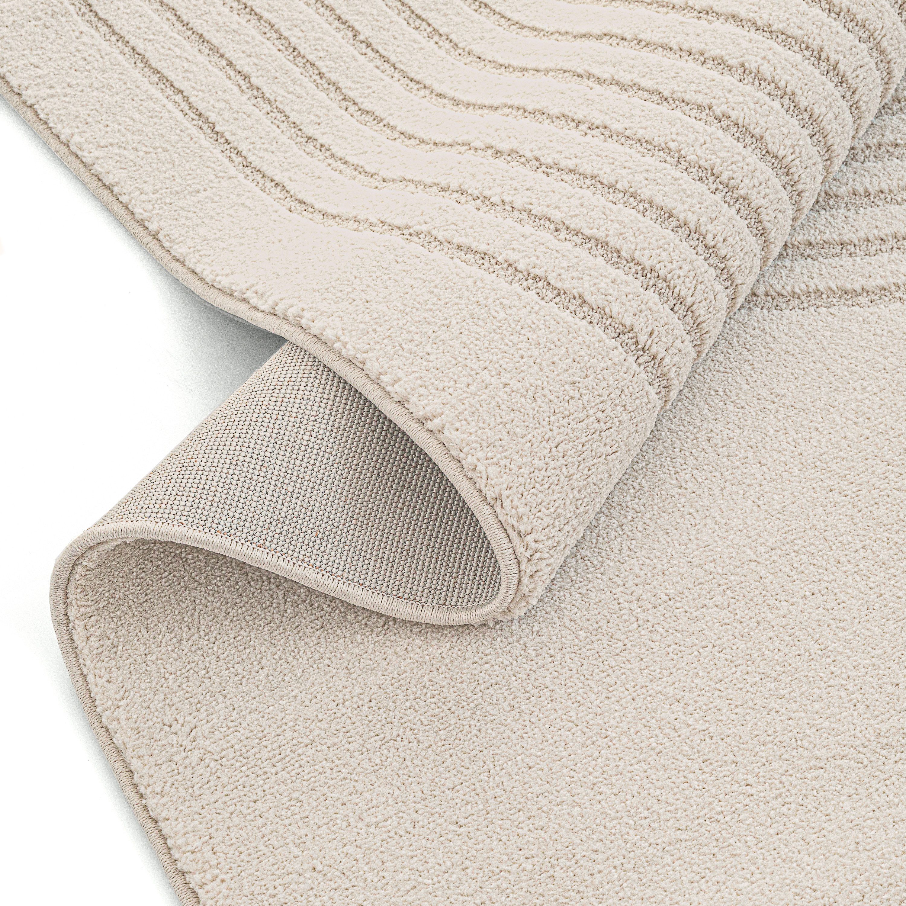 OTTO home Designteppich Soft Dune in Standard- und Premium-Qualität, 3D Optik/Hoch-Tief Effekt, rechteckig, moderner Wohnzimmer Teppich, hohe Flordichte und ang – Bild 5 von 5