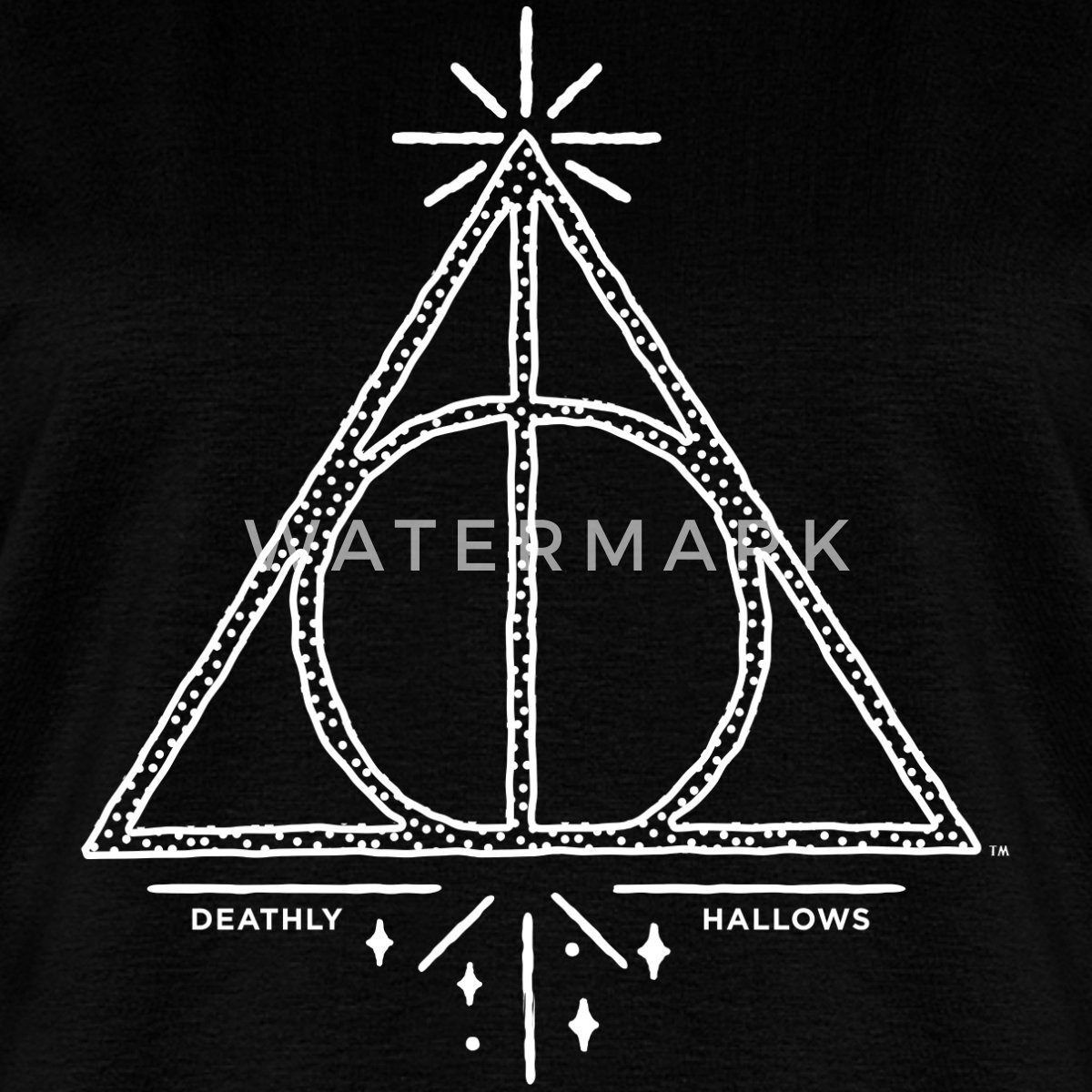 Spreadshirt T-Shirt Harry Potter Heiligtümer des Todes Symbol Frauen Premium T-Shirt (1-tlg)