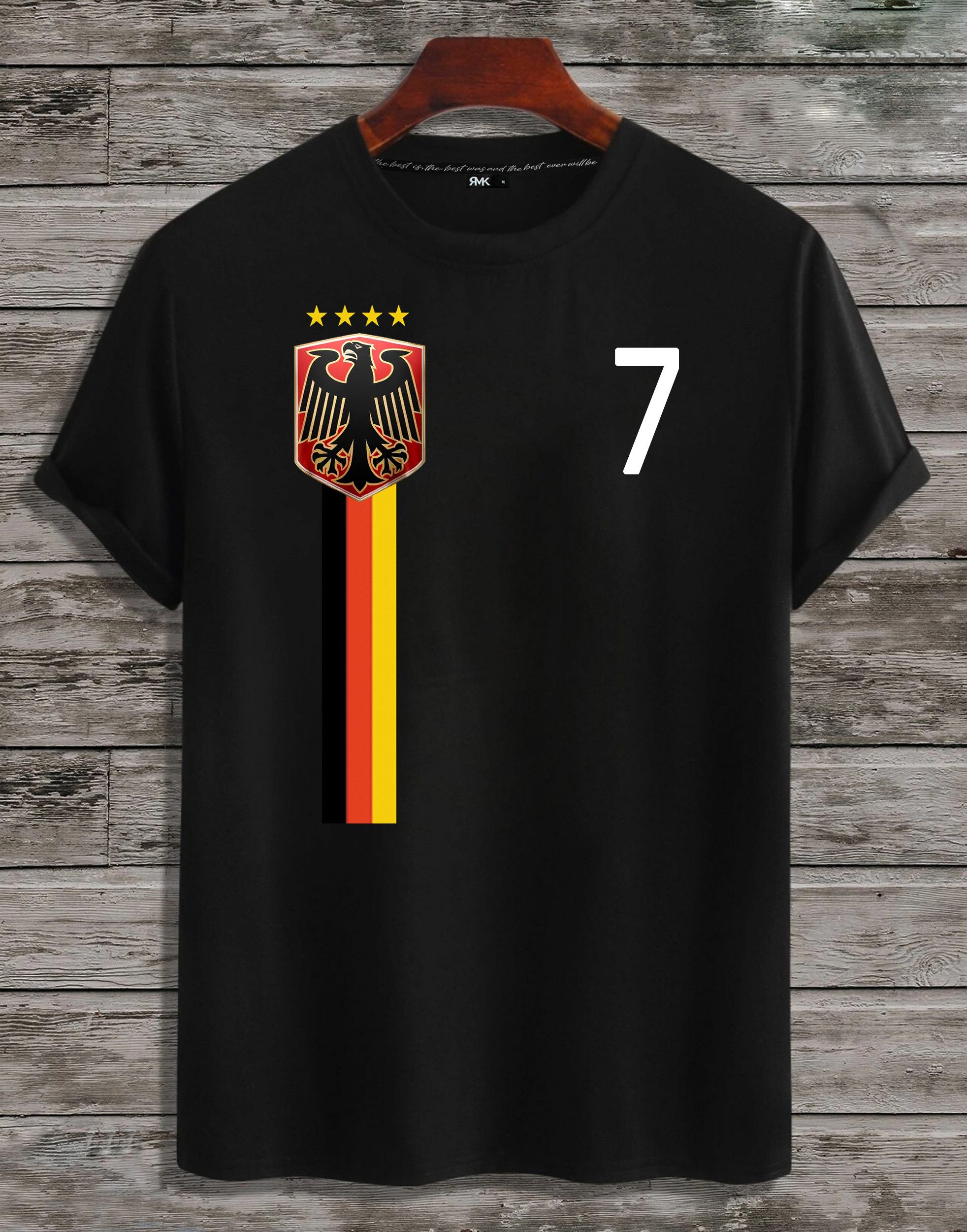 RMK T-Shirt Herren Shirt Trikot Fan Fußball Deutschland Germany EM WM aus gekämmter Baumwolle