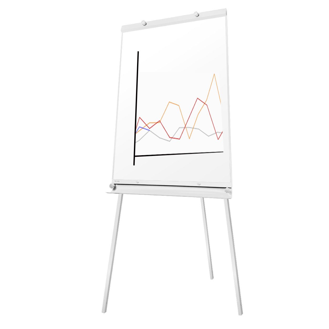 euroharry Tafel Magnettafel Whiteboard Flipchart Magnetisch mit Rollenfuß/S günstig online kaufen