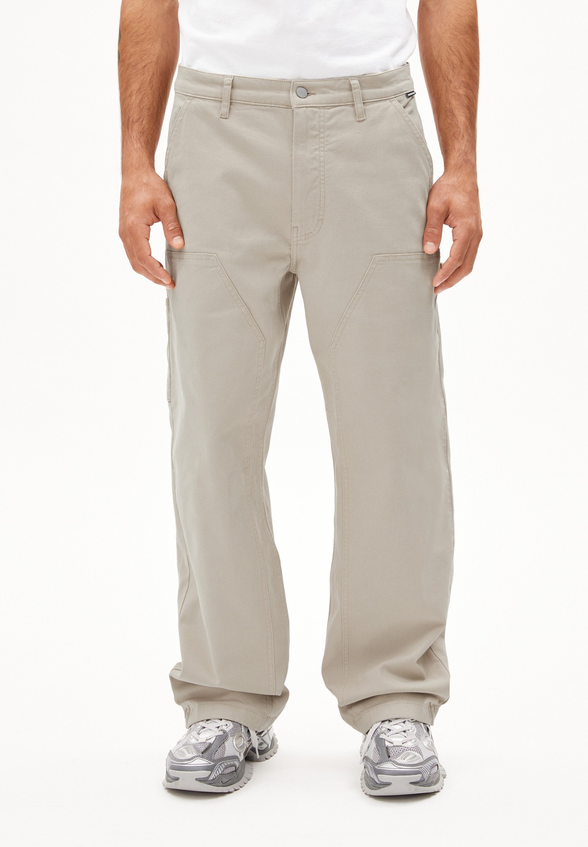 Armedangels Stoffhose AAGAPIO Webhose aus Bio-Baumwoll Mix Relaxed Fit (Relaxed Fit) Webhose aus Bio-Baumwoll Mix