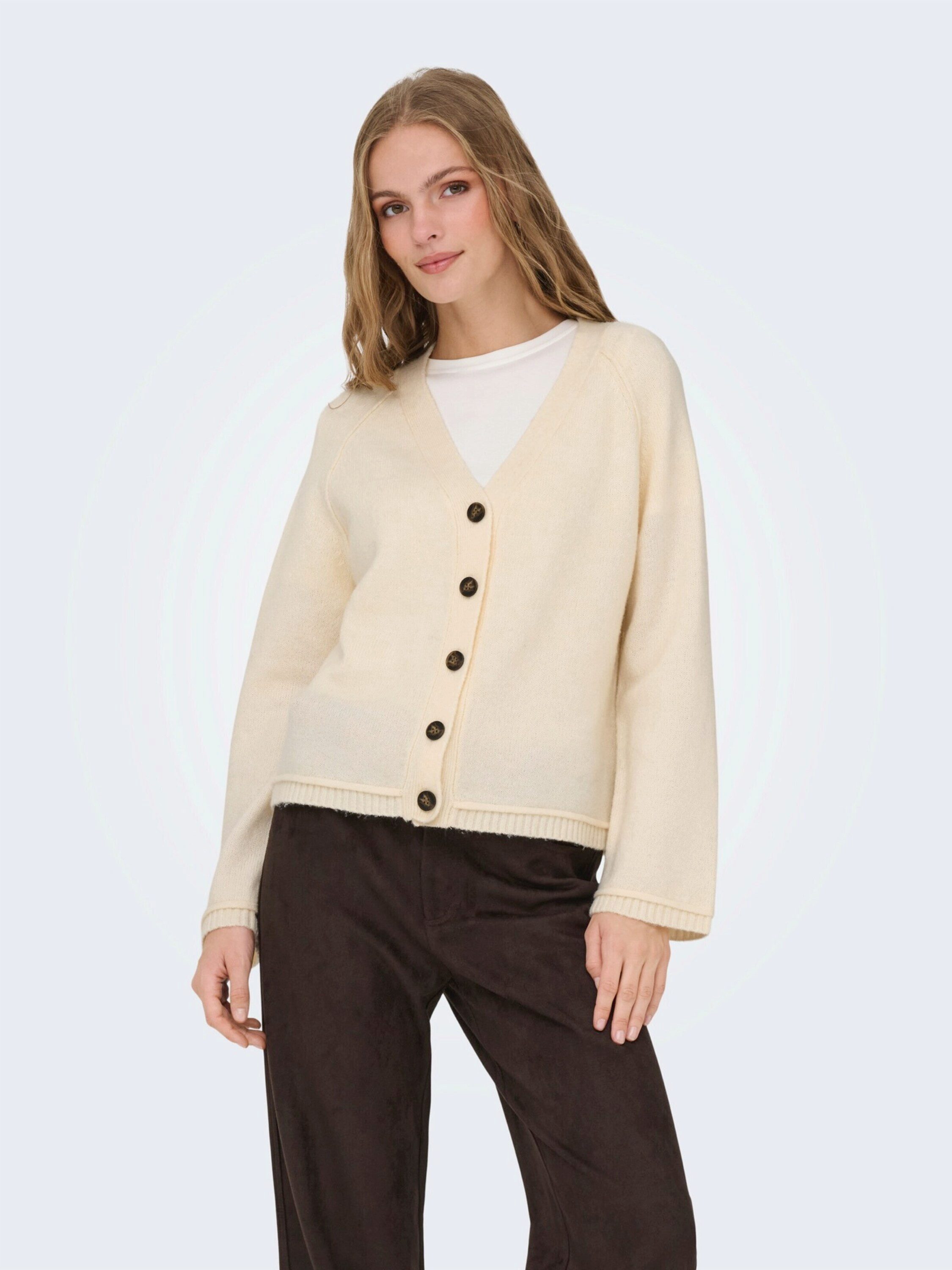 ONLY Strickjacke ONLHAZEL (1-tlg) Plain/ohne Details