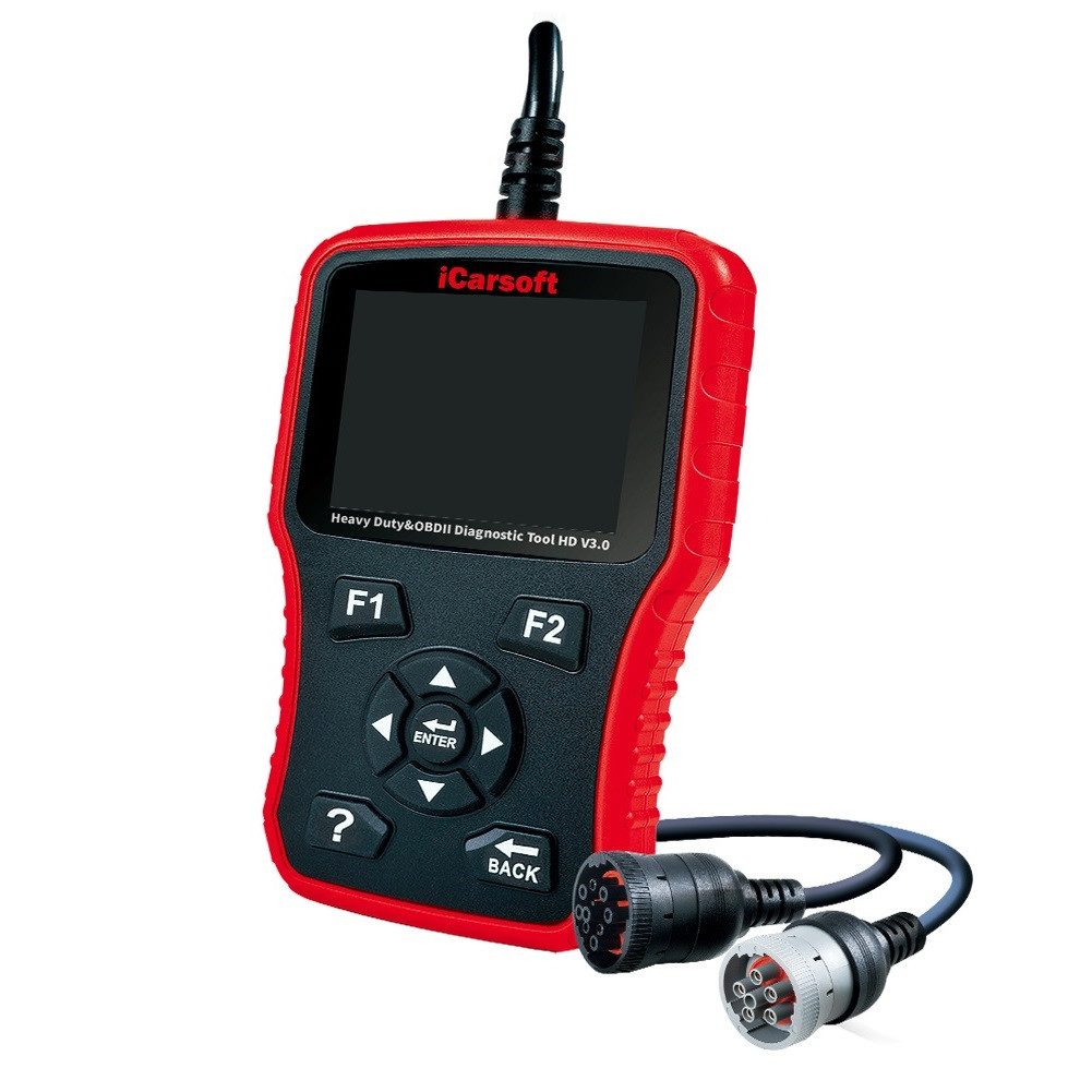 iCarsoft OBD2-Diagnosegerät HD V3.0 Auslesen, Wartung und Service für LKW, Transporter und Busse