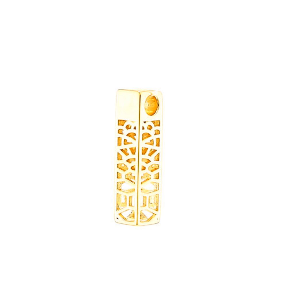 Cavill Kettenanhänger Cavill eleganter Silberanhänger vergoldet, filigran, 24x6 mm (1-tlg)