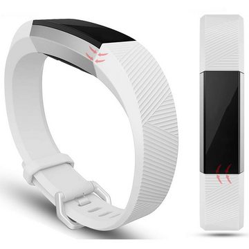 CoolGadget Smartwatch-Armband Fitnessarmband aus TPU / Silikon, für Fitbit Alta / HR Sport Uhrenarmband Fitness Band Unisex Größe L