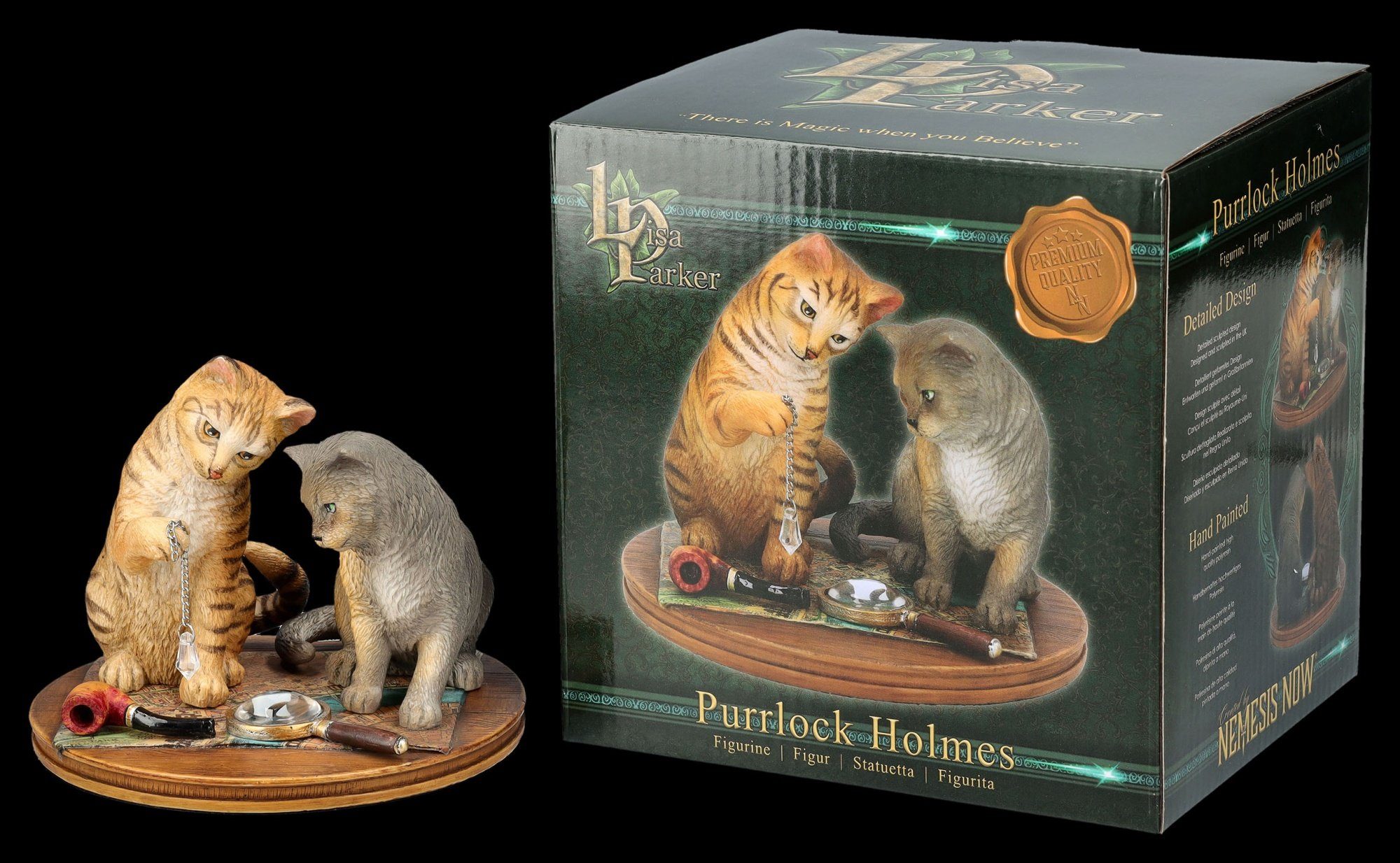 Dekofigur Parker Figur Katzenfigur Deko Purrlock - Lisa by Lisa Katzen Holmes Parker -