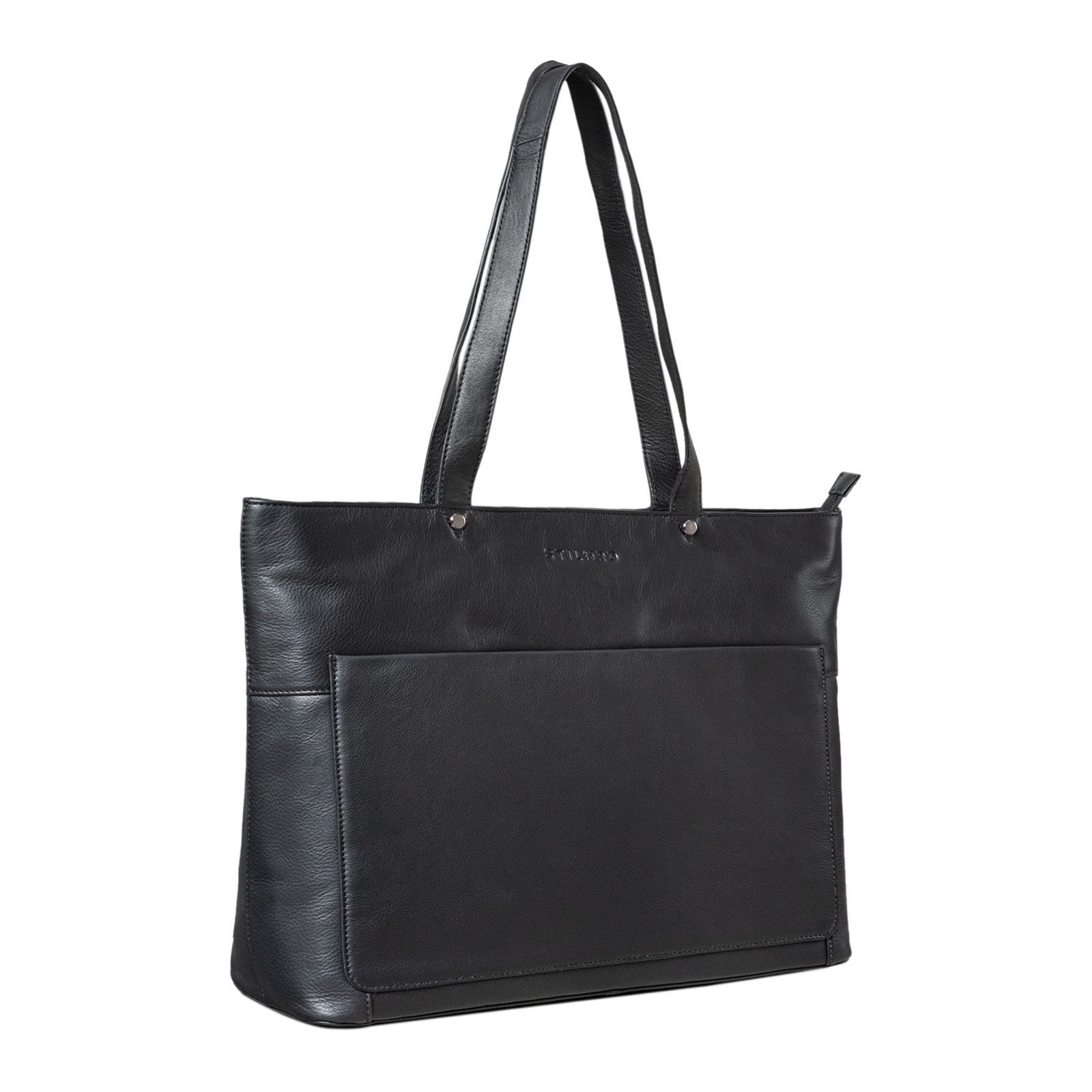 STILORD Handtasche "Astrid" Shopper Handtasche Leder schwarz Damen