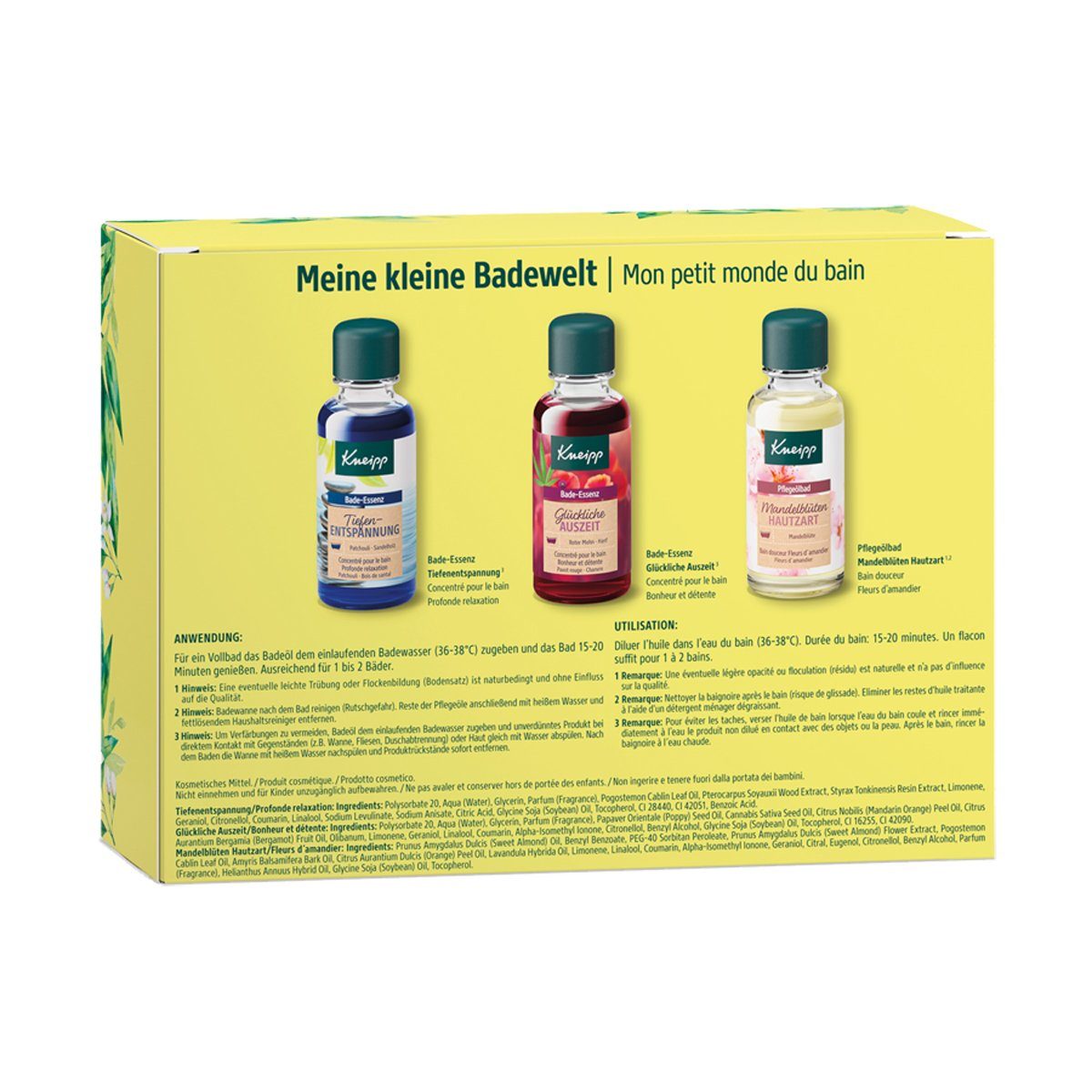 Kneipp Geschenkpackung Meine kleine Badewelt 3X20 ml