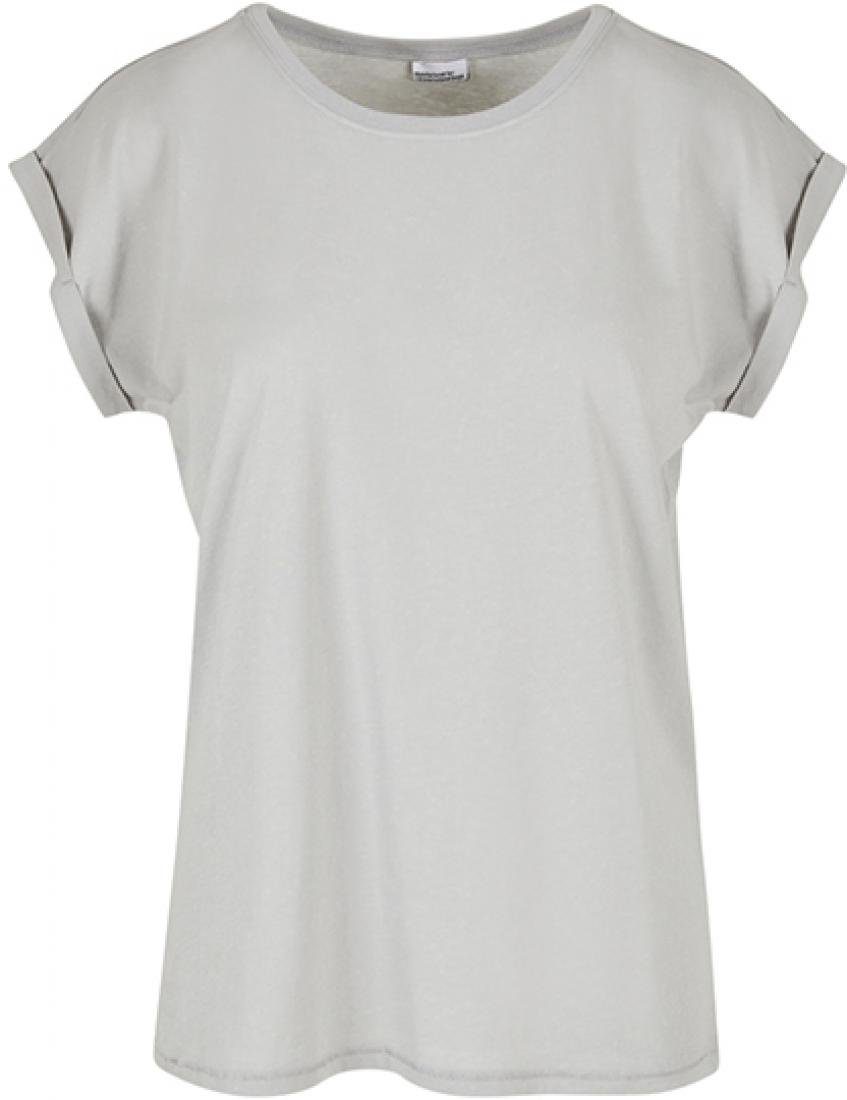 Build Your Brand Rundhalsshirt Ladies Extended Shoulder Damen T-Shirt günstig online kaufen