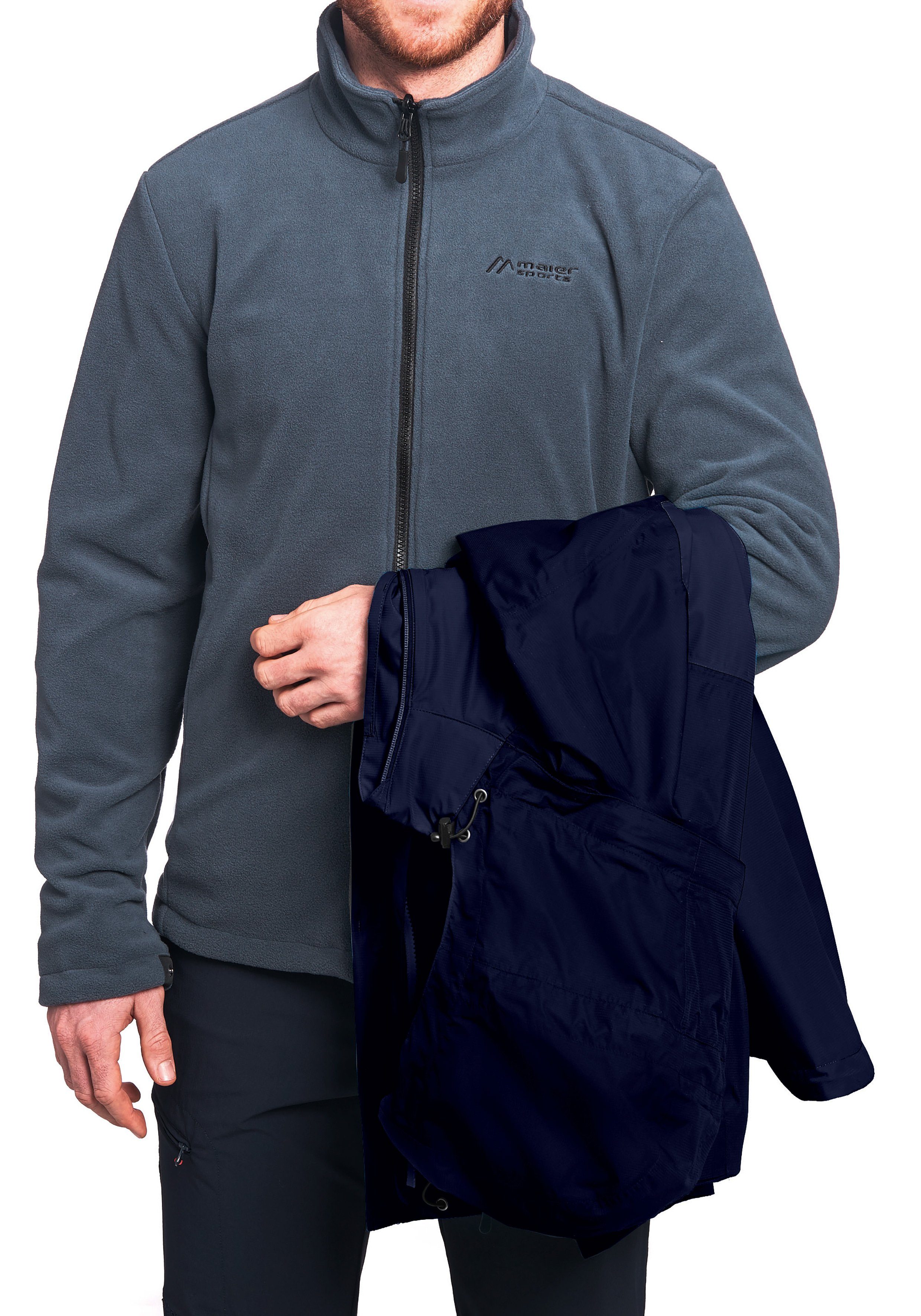 Maier Sports Funktionsjacke Gregale DJ M Herren Wanderjacke wasserdicht, Outdoorjacke mit Kapuze – Bild 5 von 5