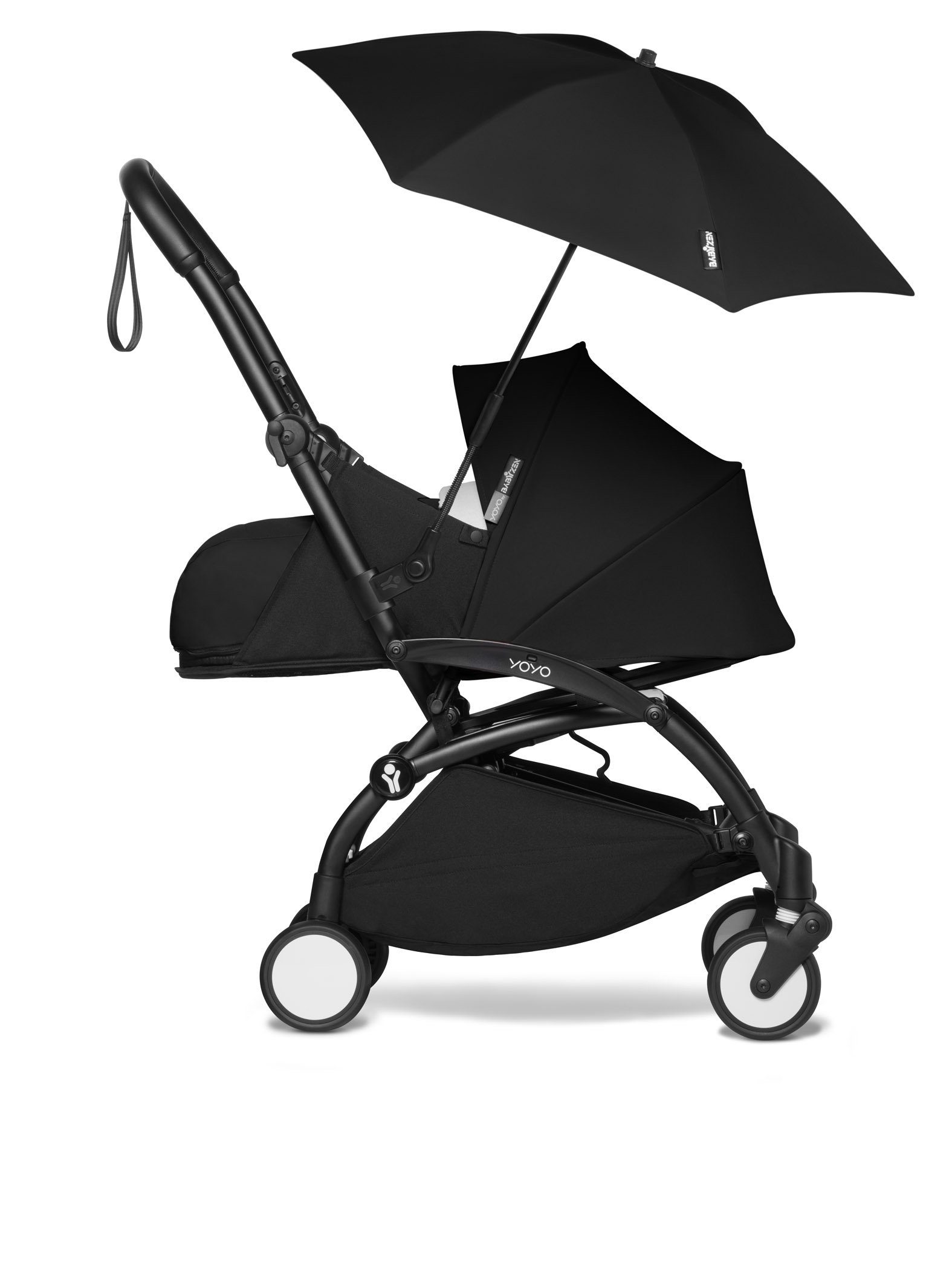 BABYZEN Kinderwagenschirm Sonnenschirm / Regenschirm für YOYO das Gestell Black