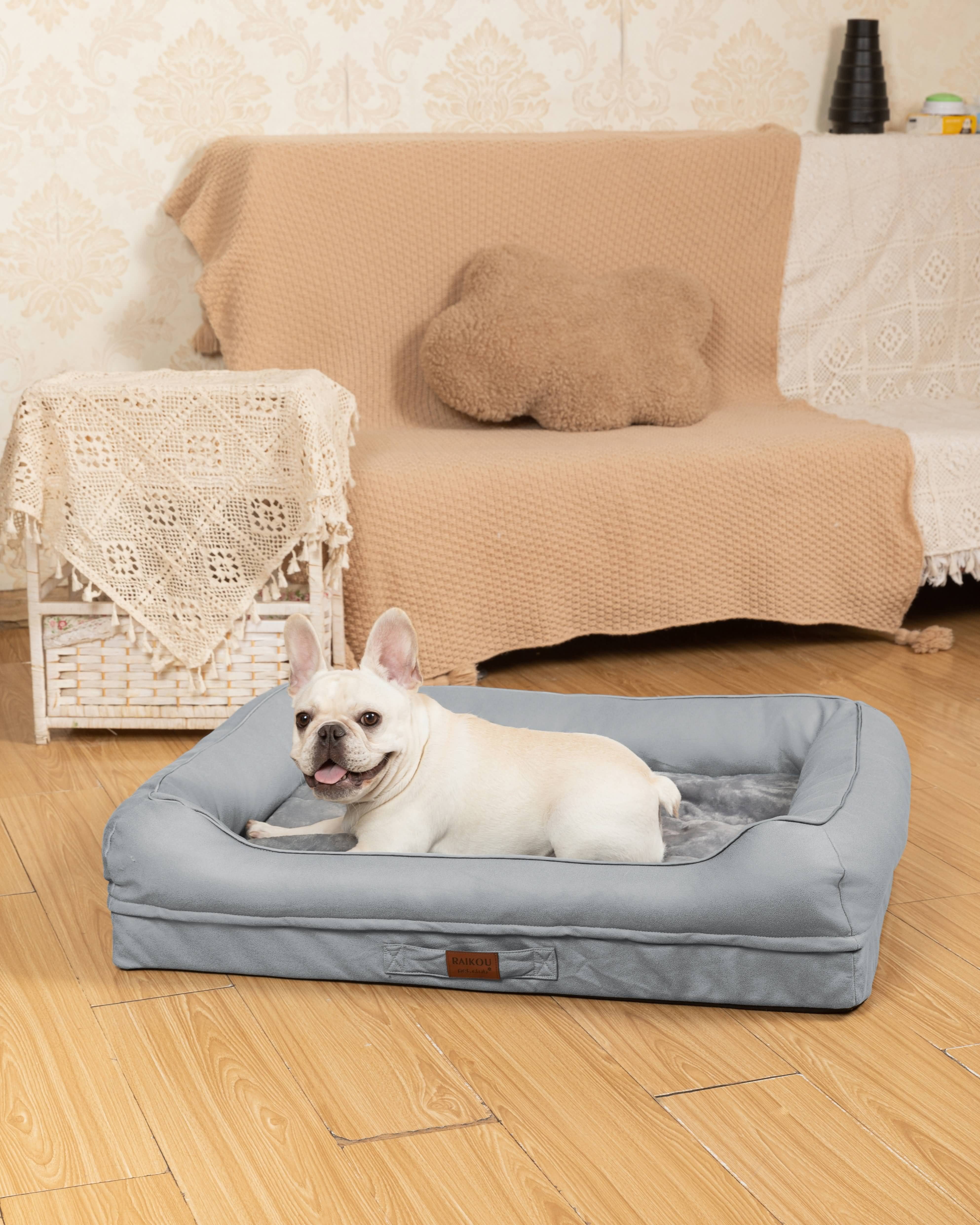 RAIKOU Hundematratze Tierbett / Hundekissen / Hundesofa / Hundmatte / Hundekissen / Weich