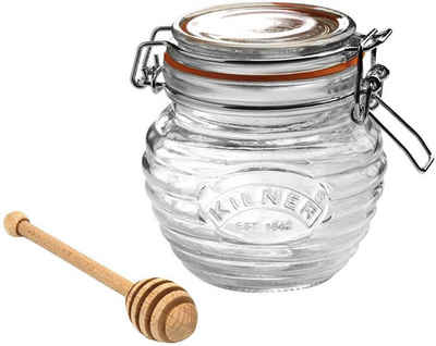 KILNER Honigglas, Glas, (1-tlg), inkl. Honigportionierer