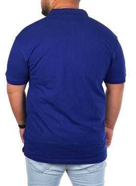 Young & Rich Poloshirt Herren Übergröße Basic big size optimierte moderne Passform mit Knopfleiste unifarben kurzarm regular fit