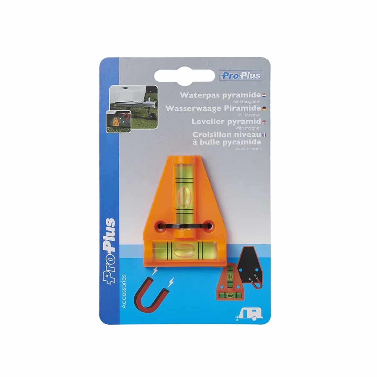 Baugeräte Anhänger Wohnwagen Kreuzwasserwaage Magnet Wasserwaage Orange, Hausbedarf ProPlus mit Wasserwaage für