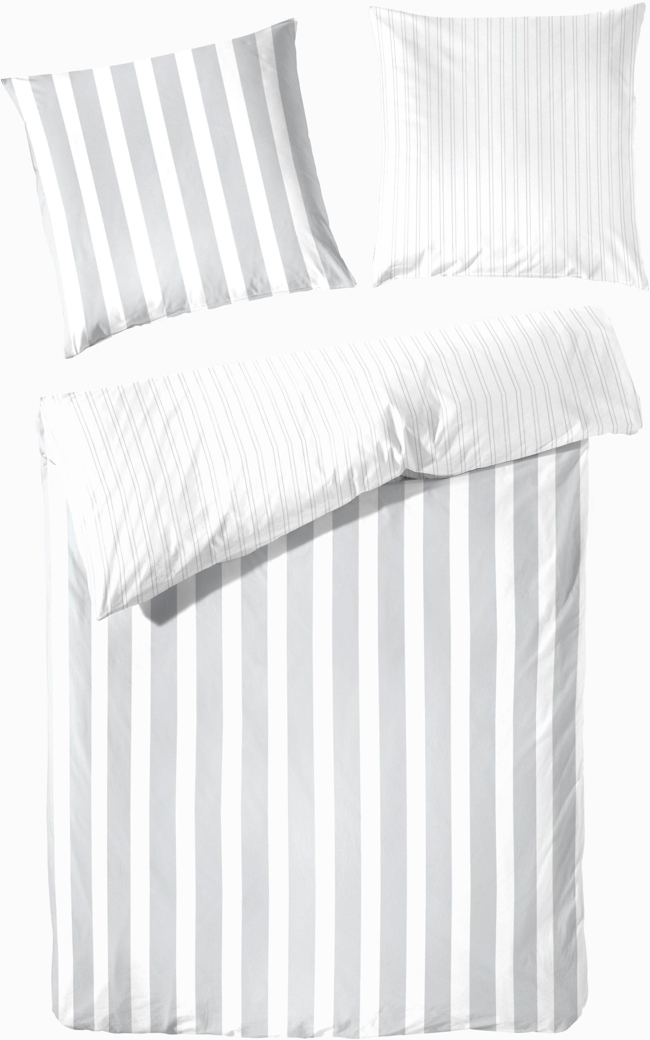 Perkal Bettwäsche-Set   ¦ blau ¦ Maße (cm): B: 240 H: 1 Bettwaren > Bettwäs günstig online kaufen
